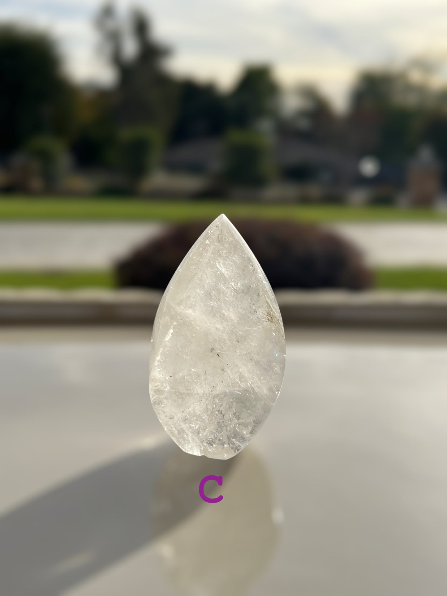 AAA 級透明石英晶體火焰(S)批次 #1