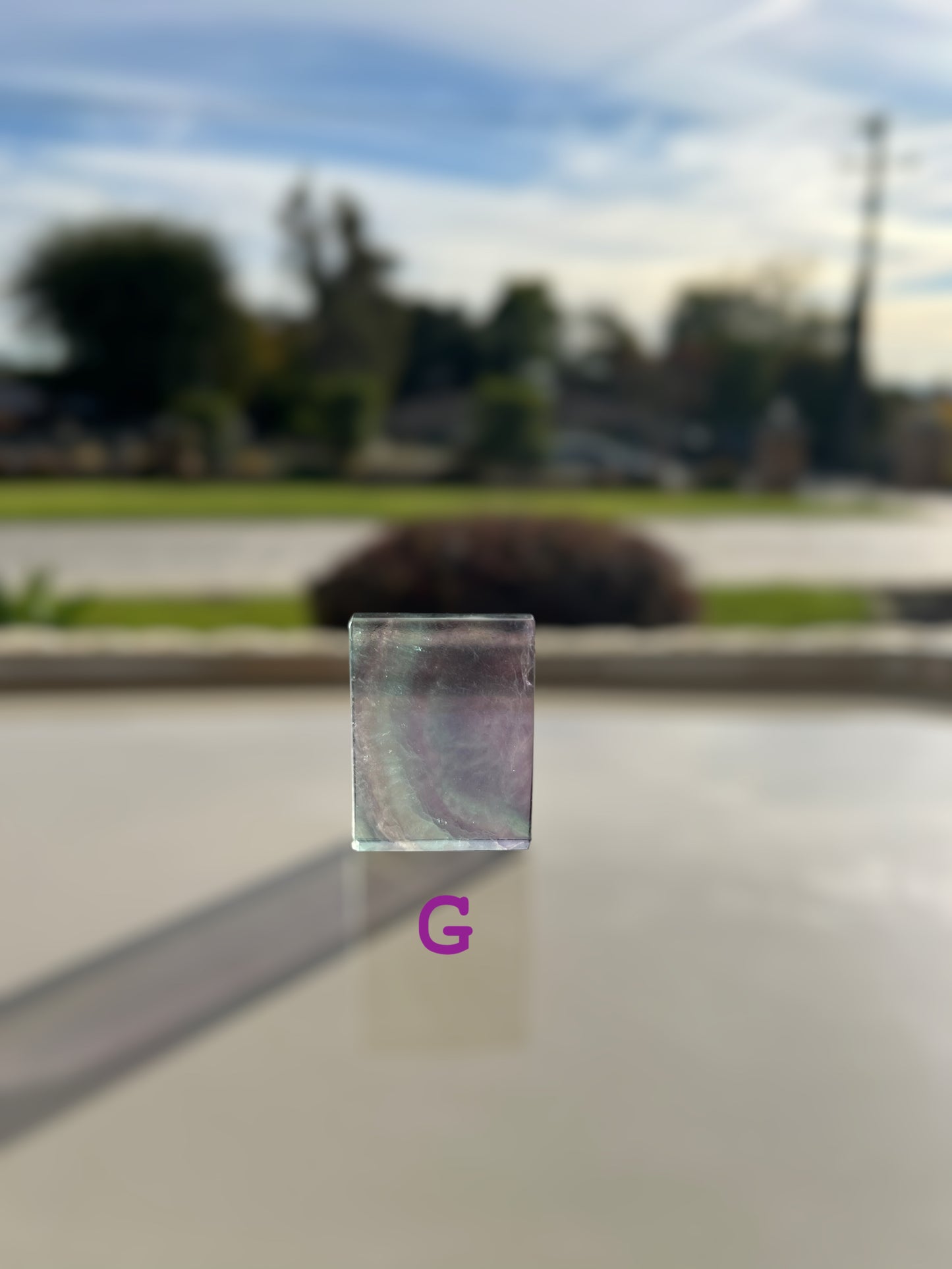 AAA Grade Fluorite Crystal Slab (S-medium) Batch#3