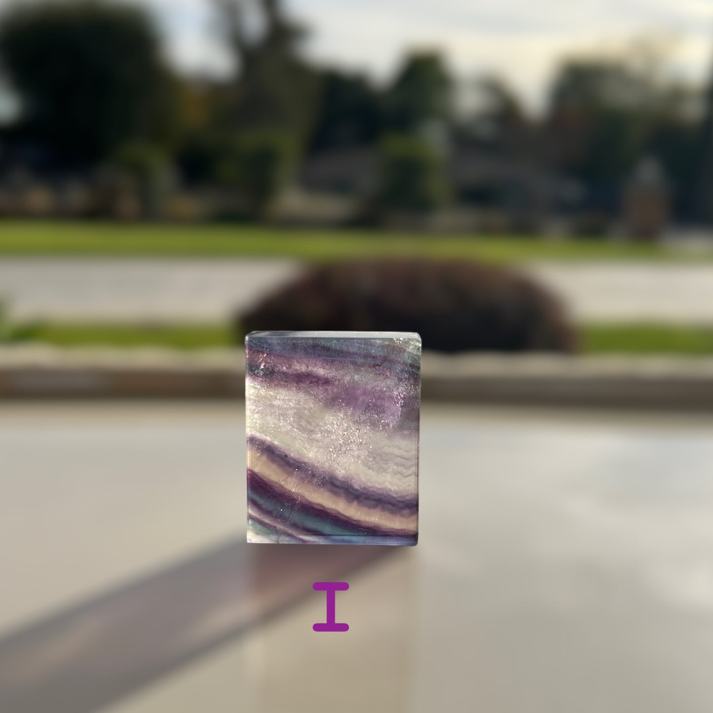 AAA Grade Fluorite Crystal Slab (S-medium) Batch#3