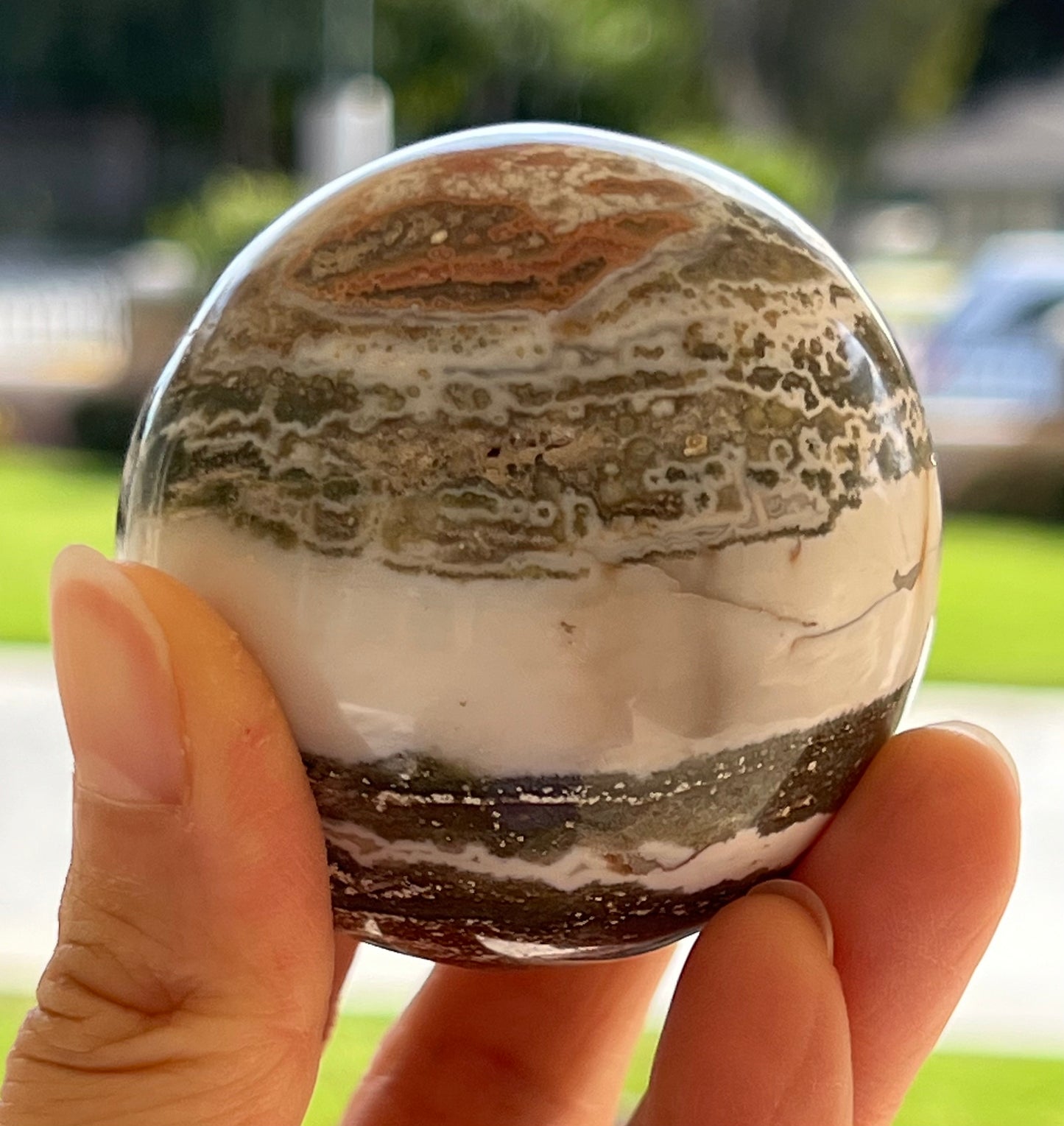 Ocean Jasper Crystal Sphere (M)