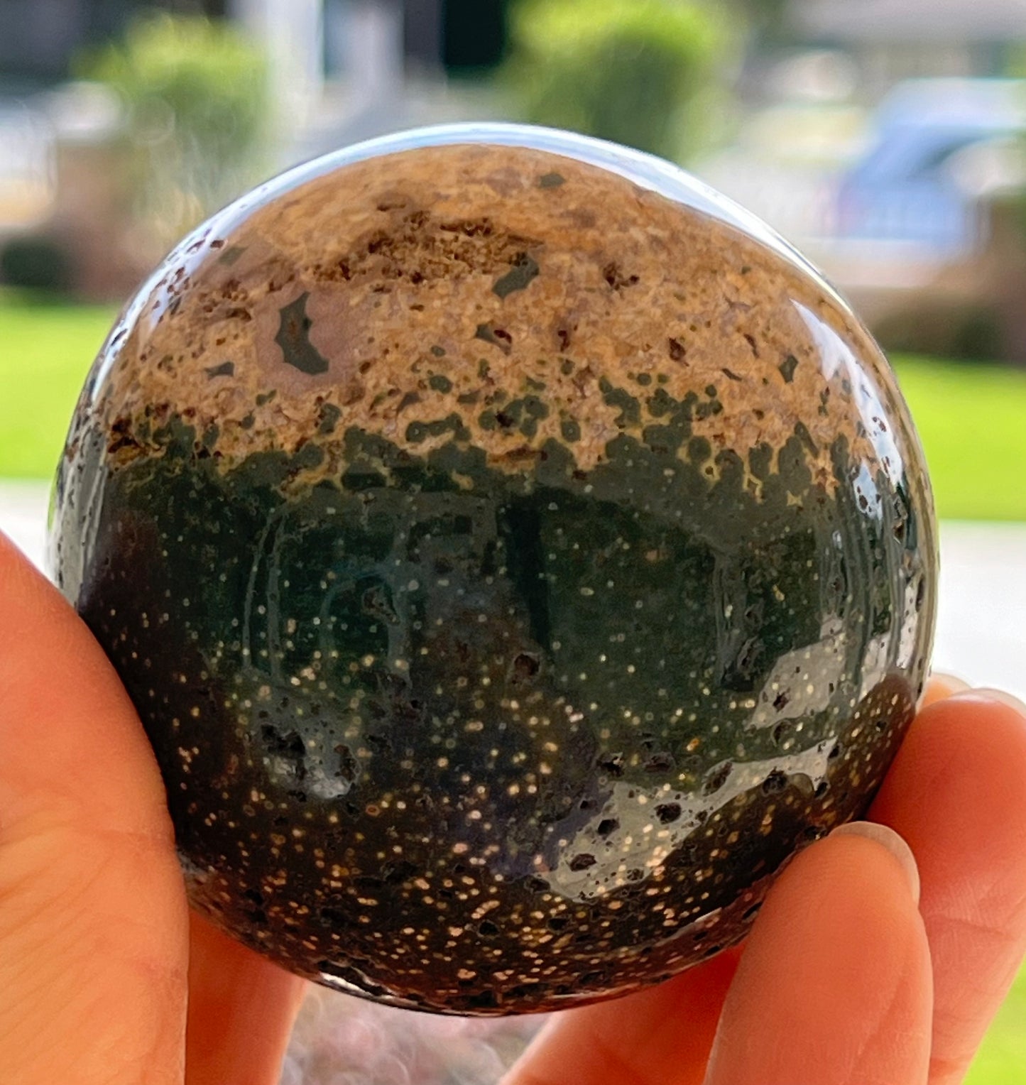 Ocean Jasper Crystal Sphere (M)