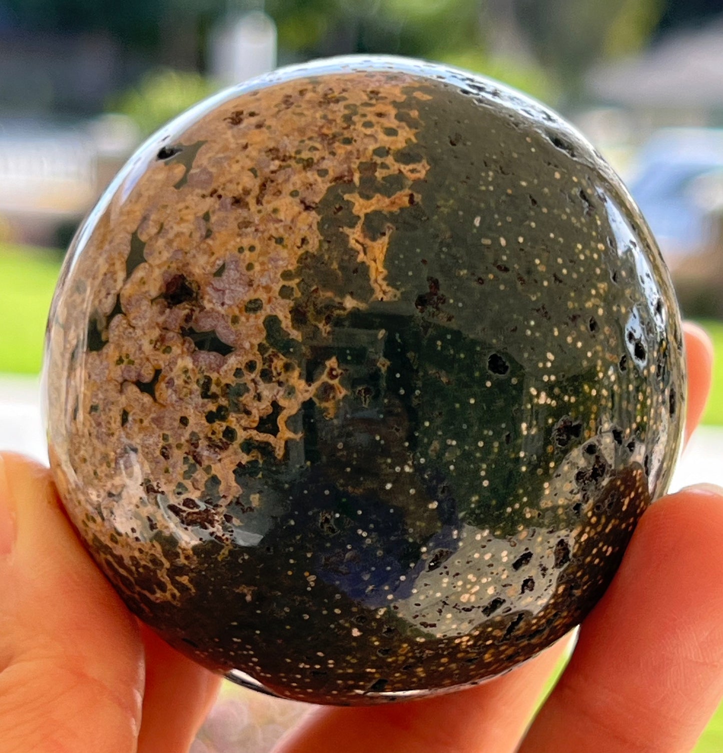 Ocean Jasper Crystal Sphere (M)