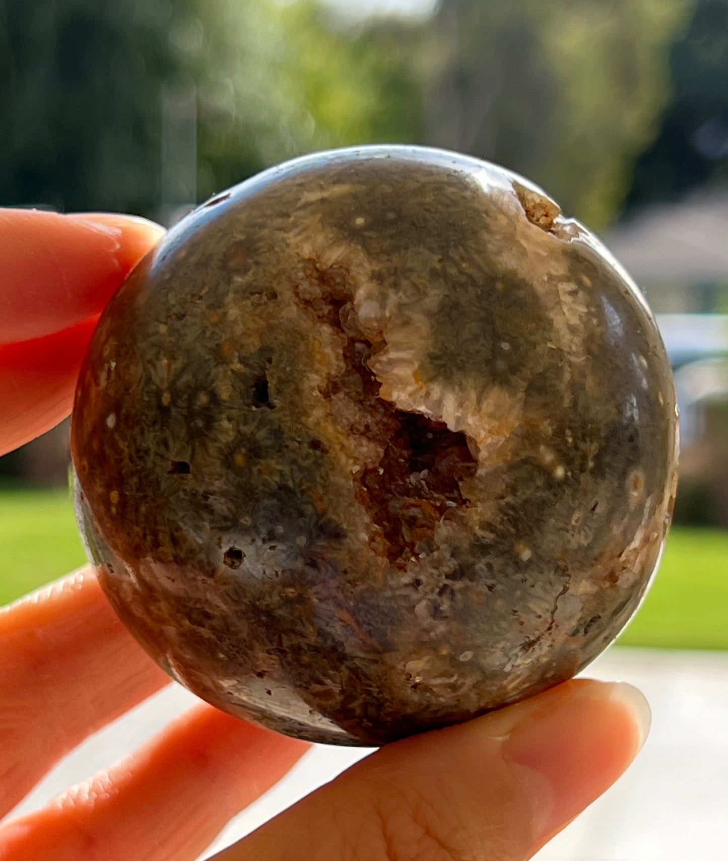Ocean Jasper Crystal Sphere (M)