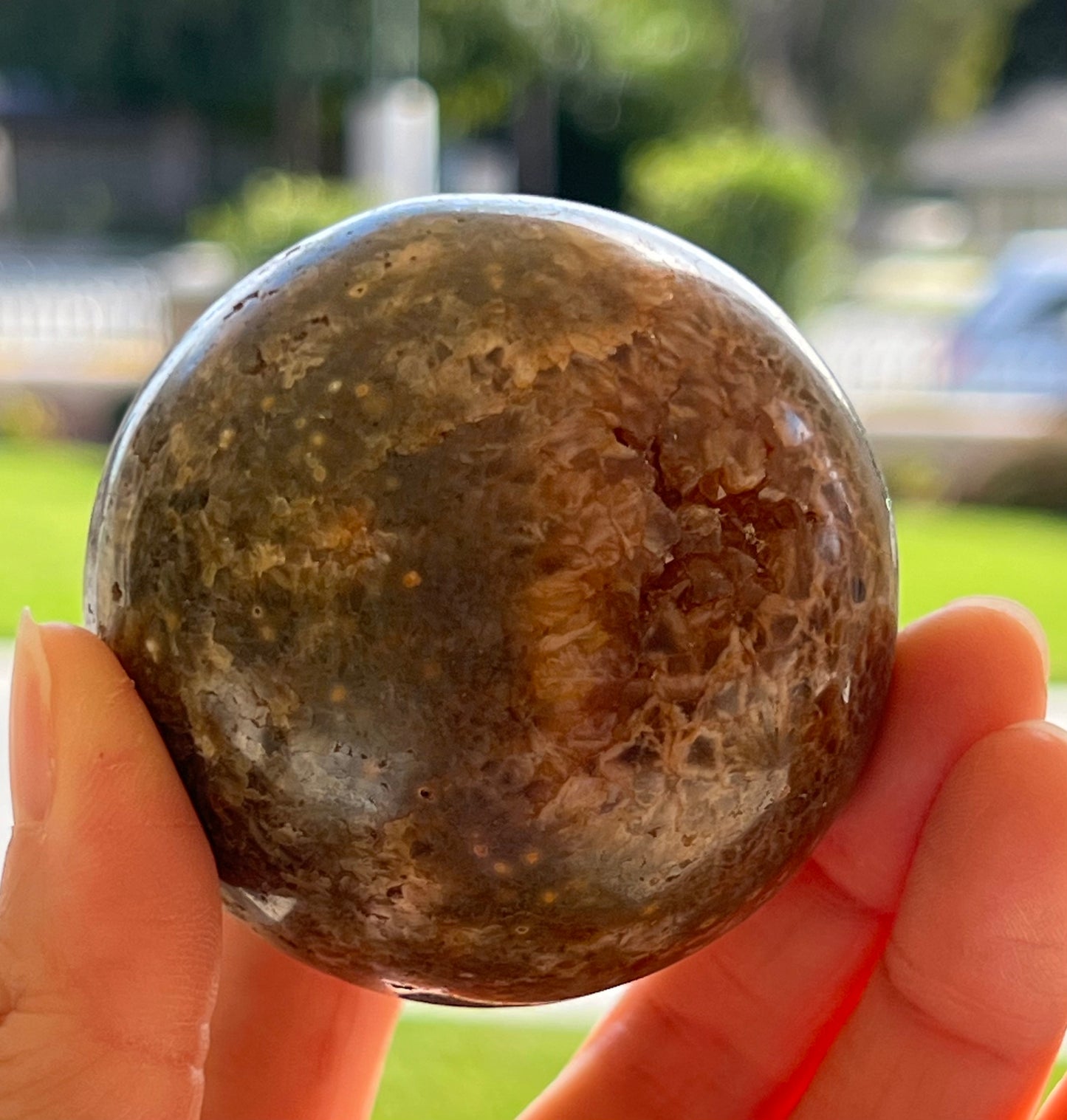 Ocean Jasper Crystal Sphere (M)