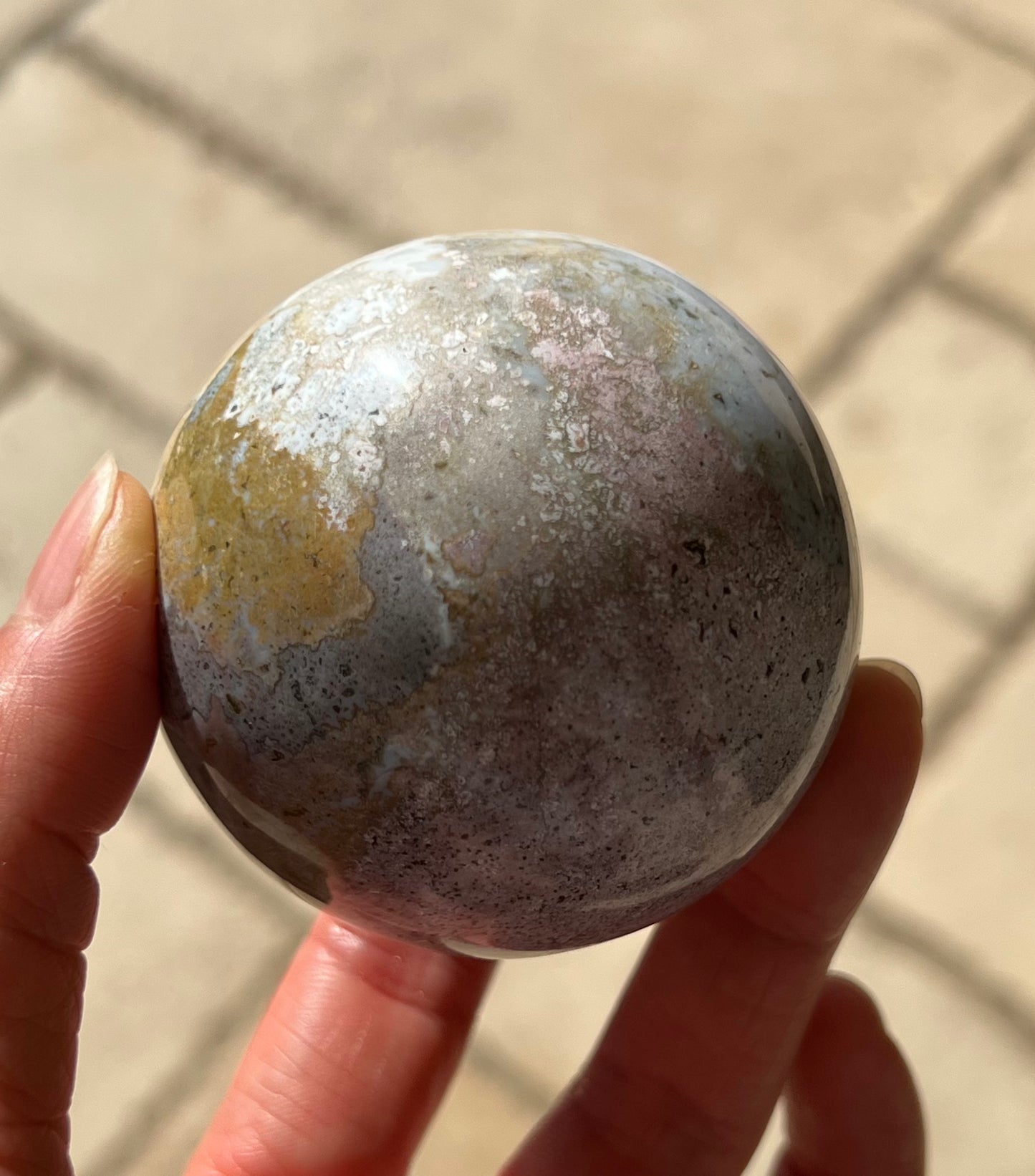 Ocean Jasper Crystal Sphere (M)