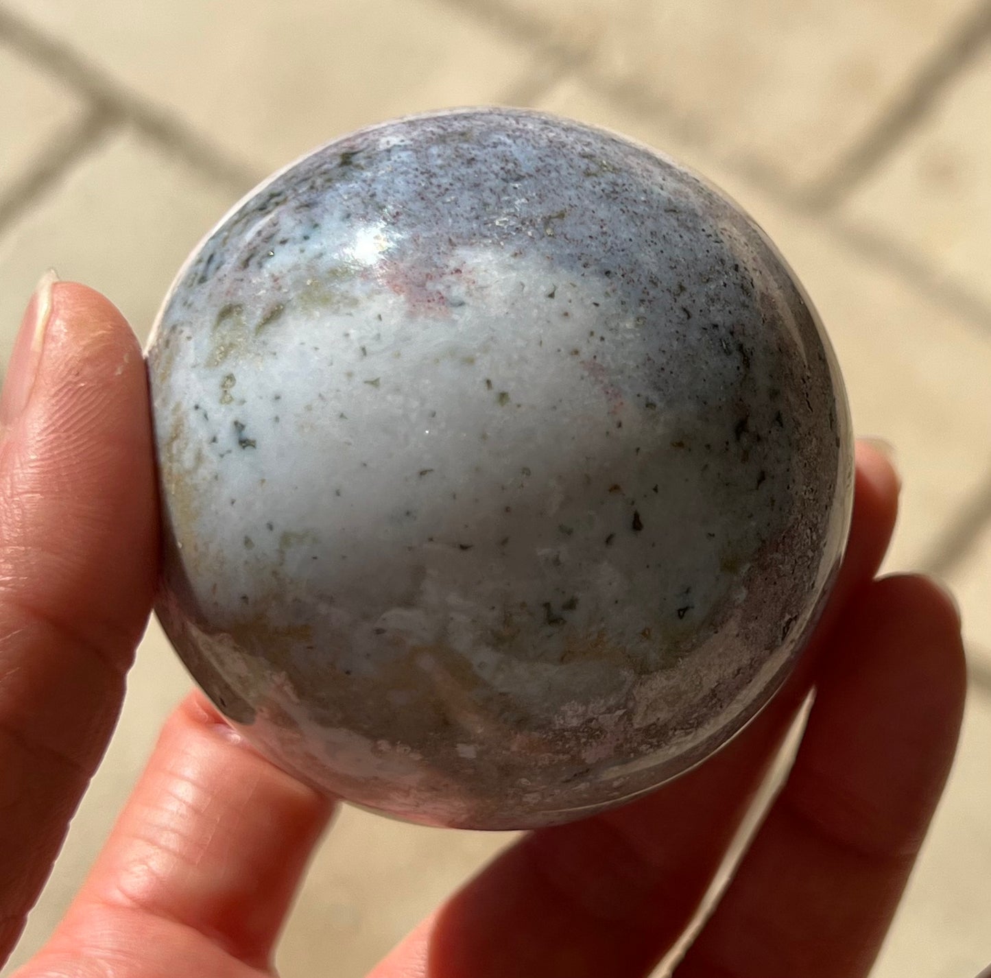 Ocean Jasper Crystal Sphere (M)