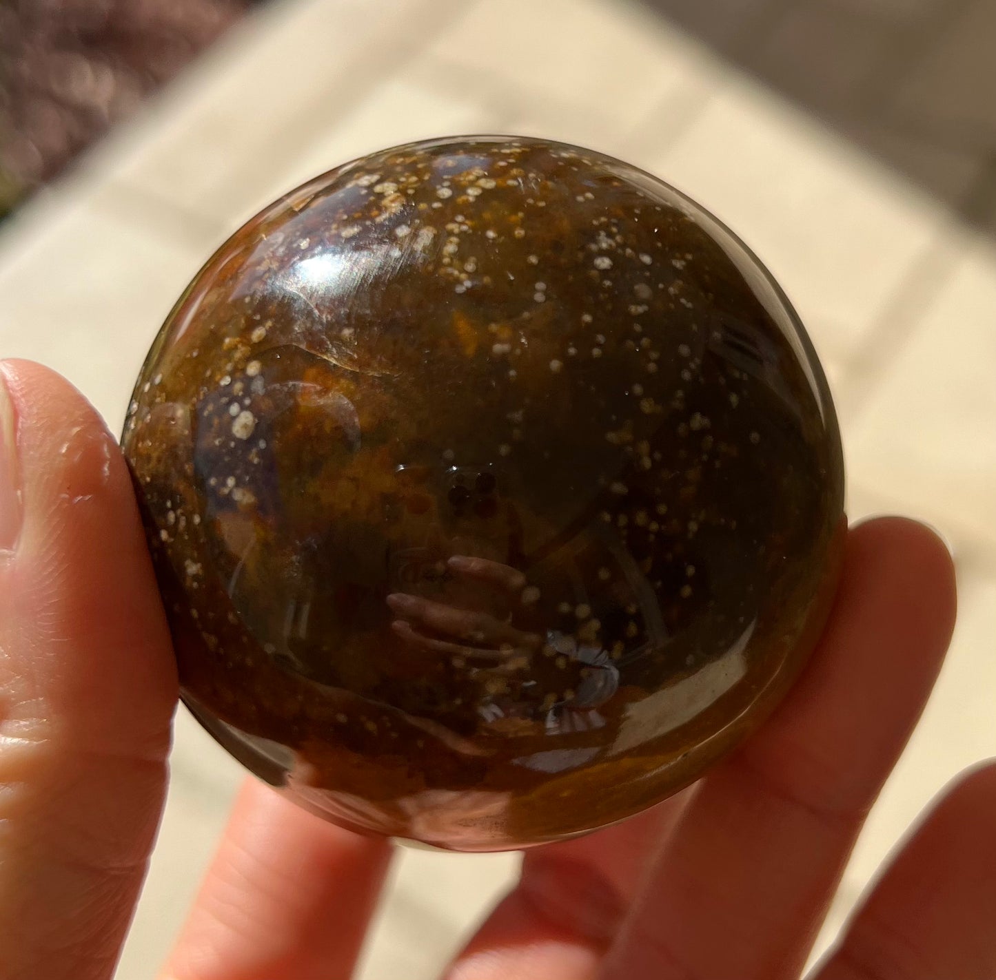 Ocean Jasper Crystal Sphere (M)