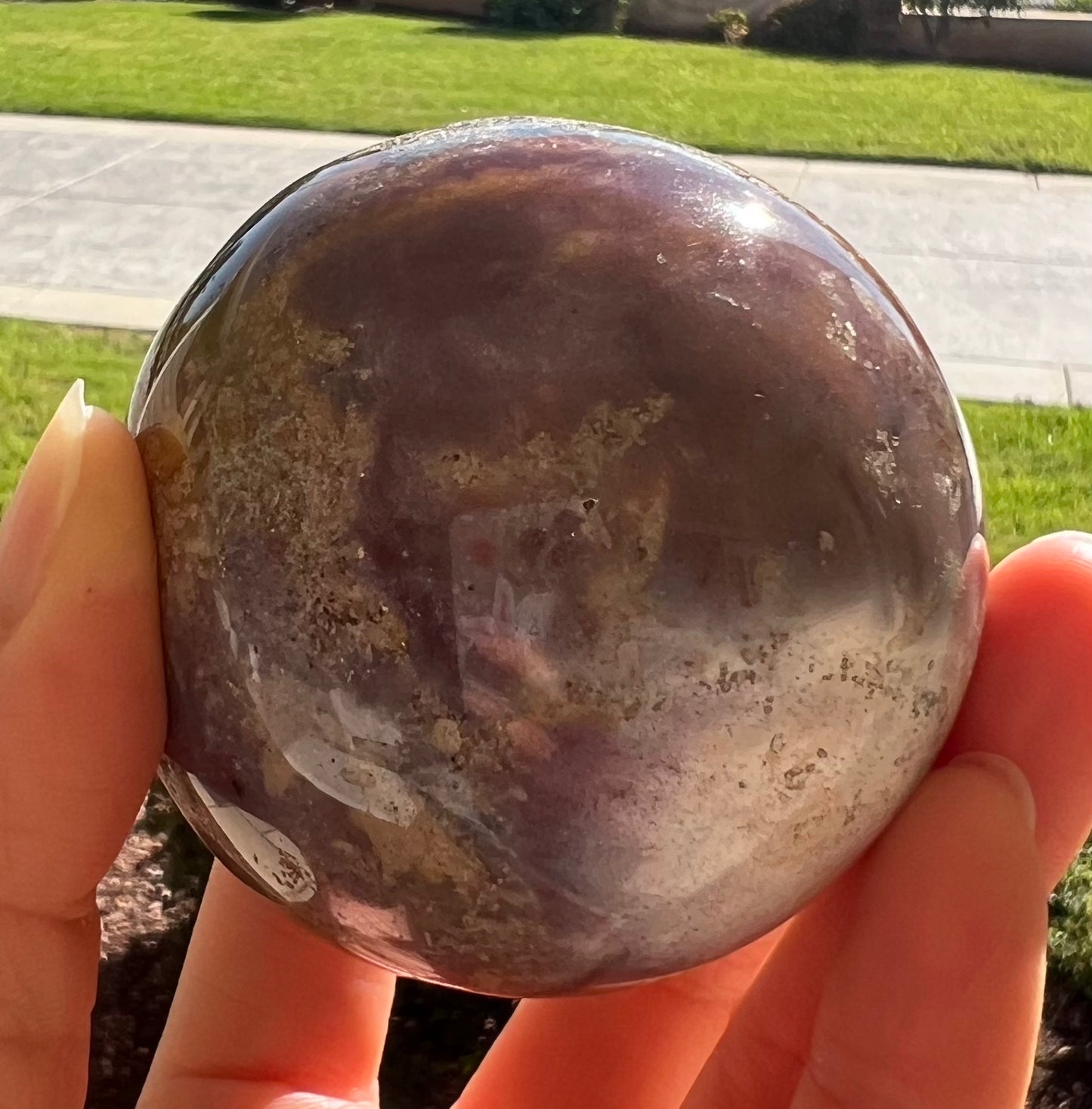 Ocean Jasper Crystal Sphere (M)