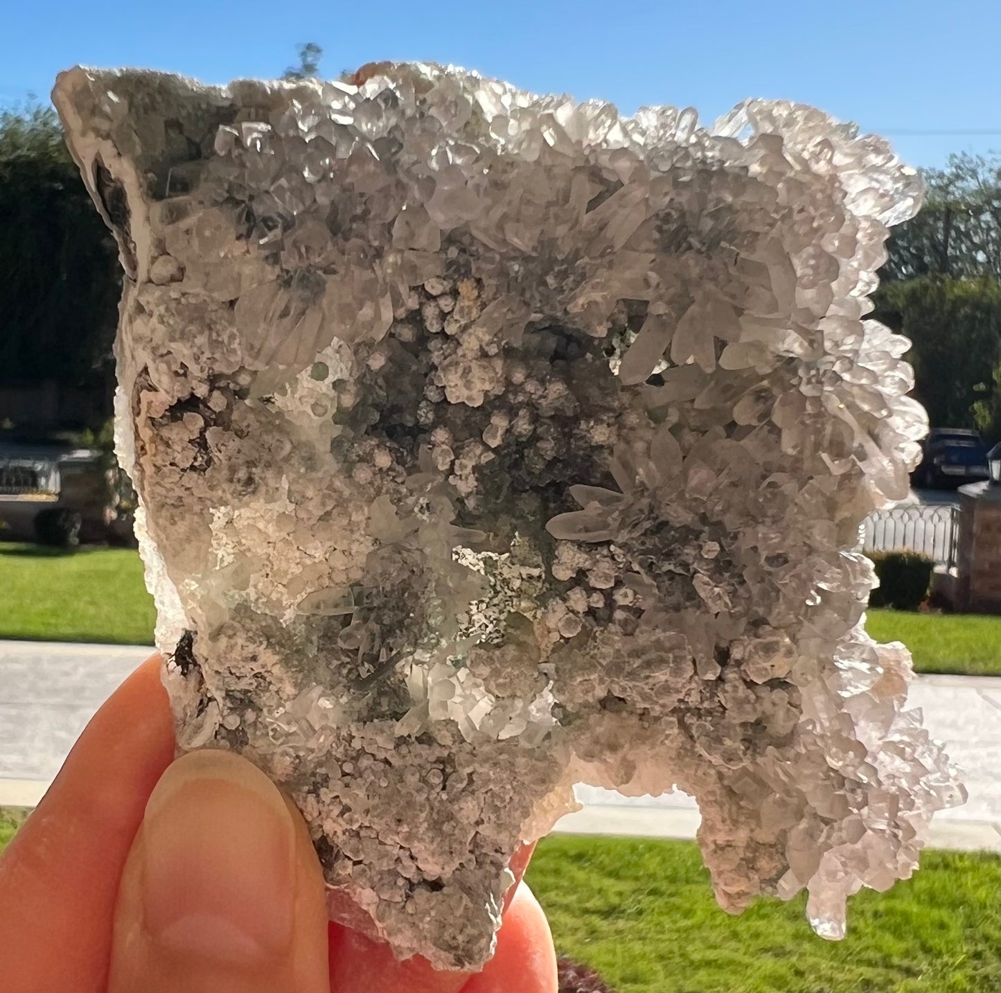 紫水晶花盤水晶(S)