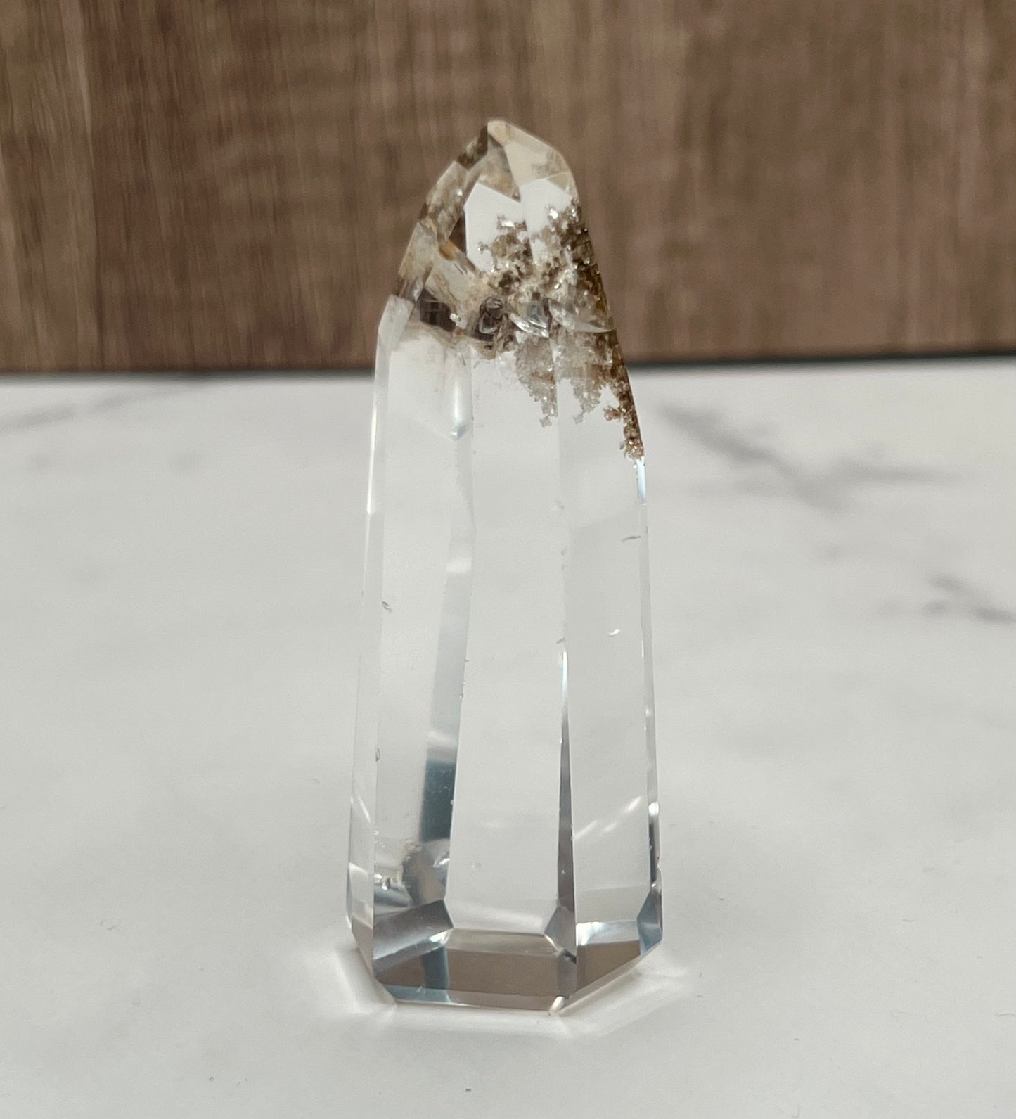 Lodolite 水晶(花園石英)塔