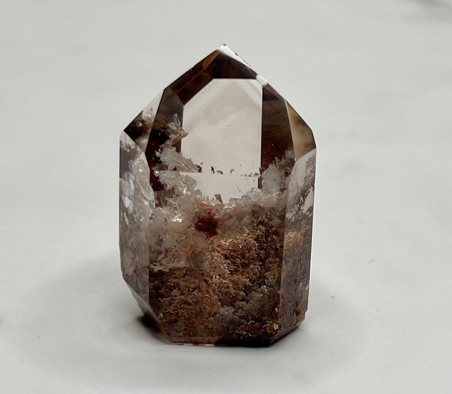 Lodolite 水晶(花園石英)塔