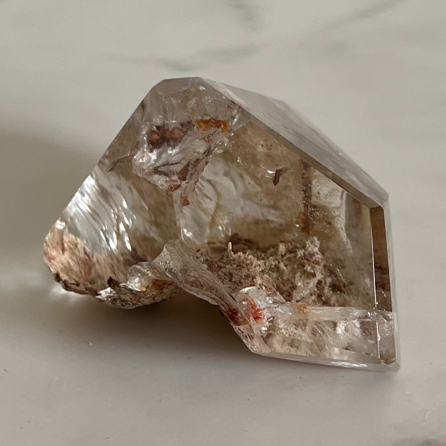 Lodolite 水晶(花園石英)塊