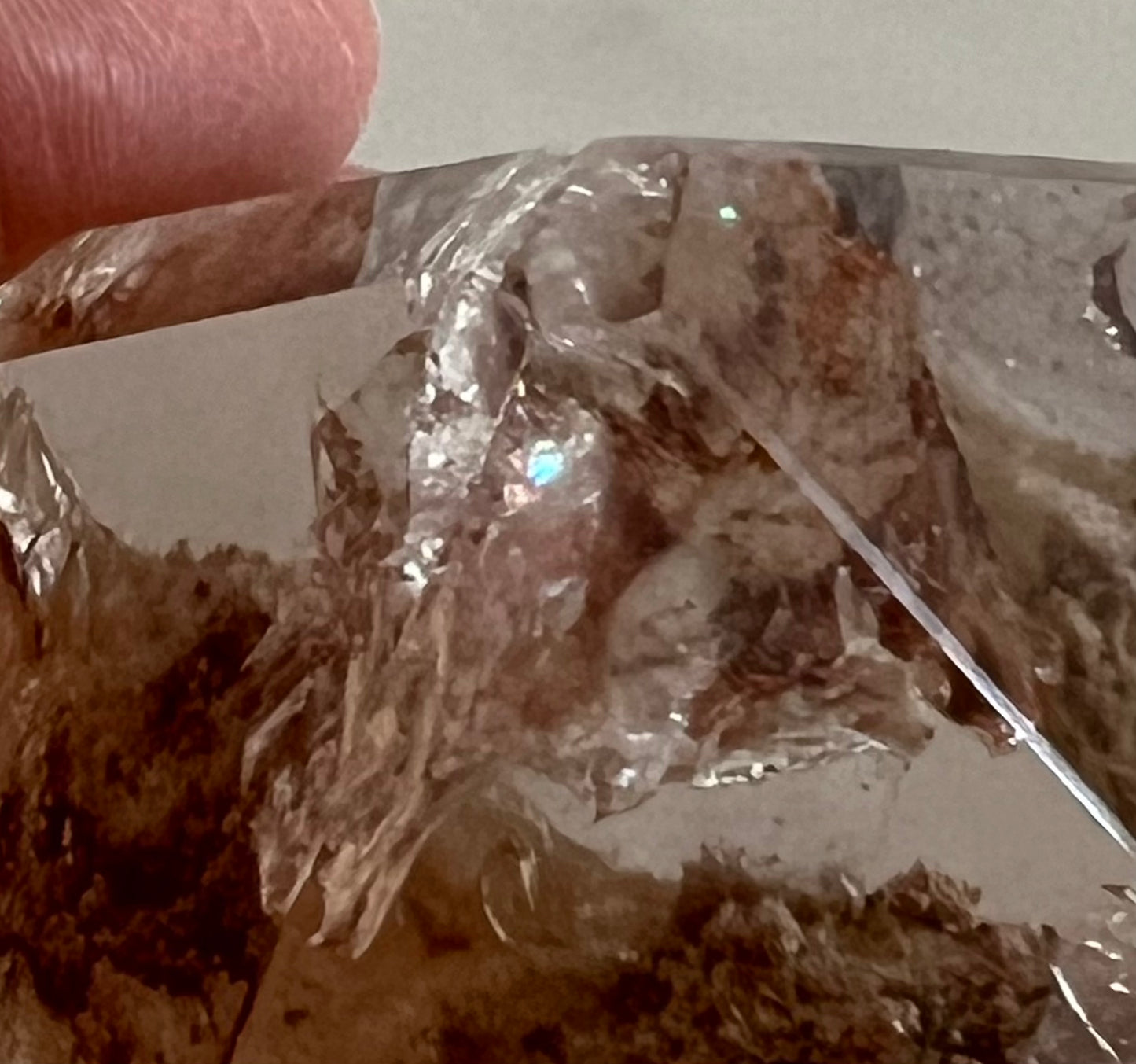 Lodolite 水晶(花園石英)塊