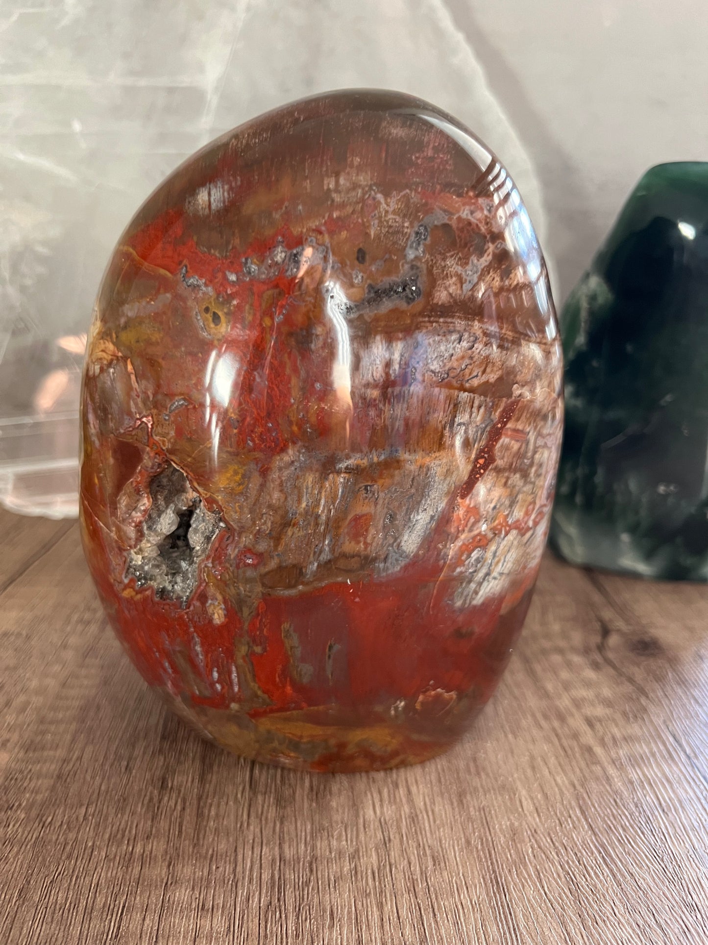 木化石 水晶 自由型態 (L)