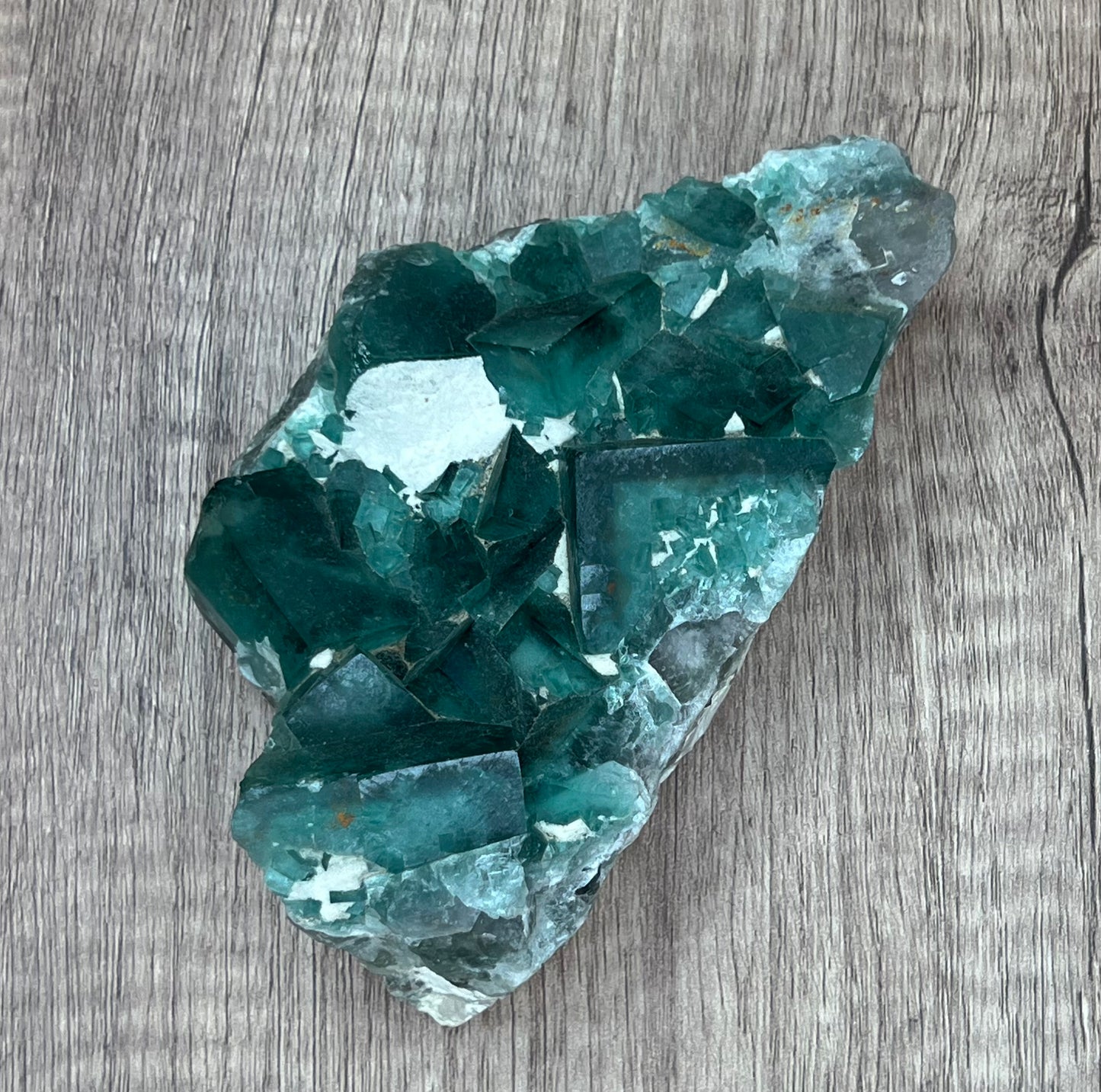 綠色螢石水晶標本