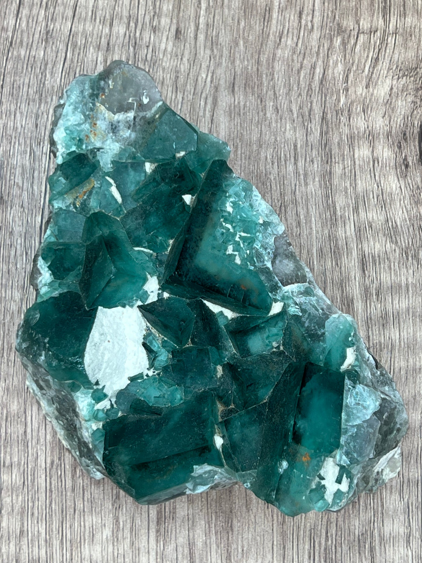 綠色螢石水晶標本