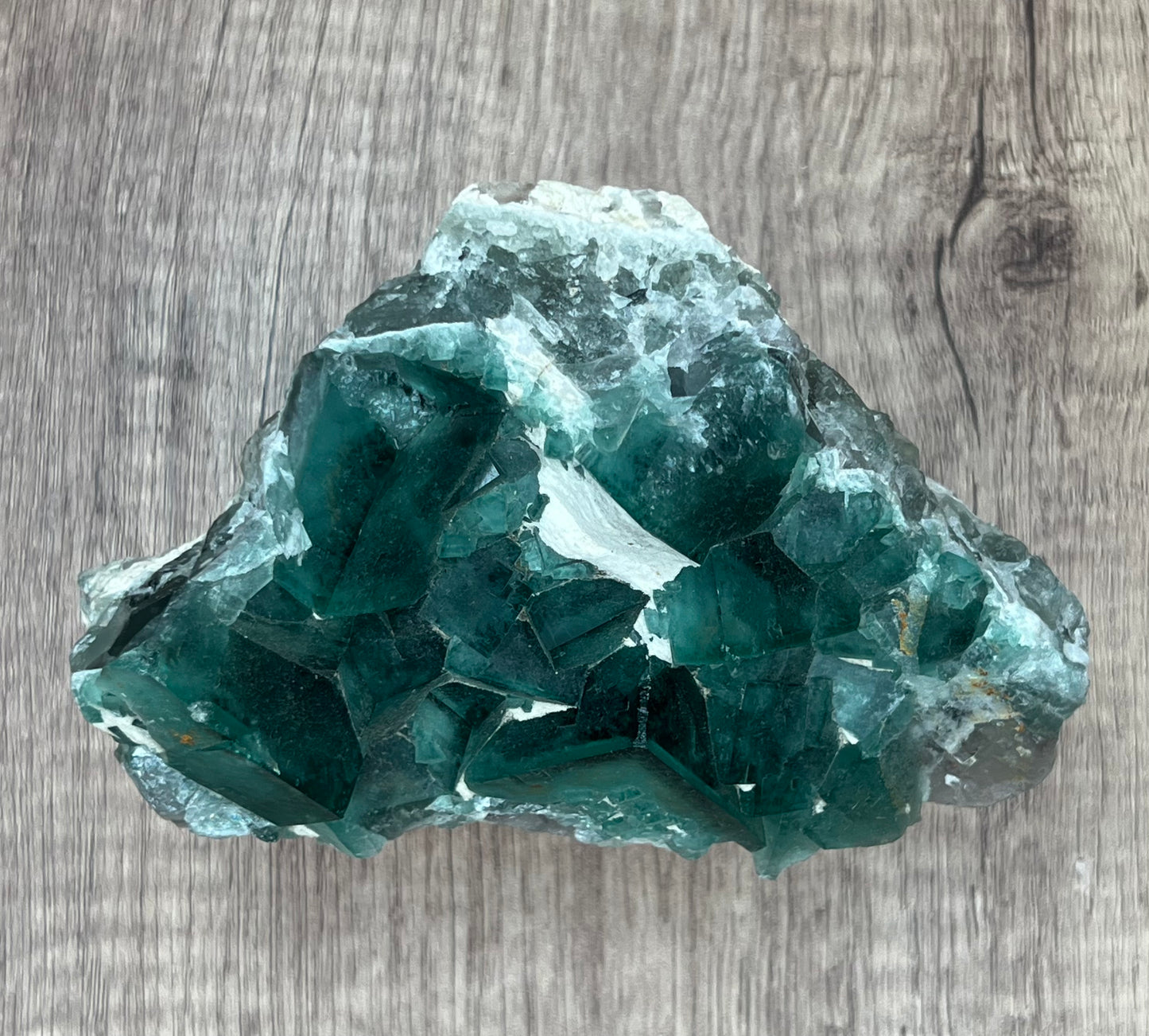 綠色螢石水晶標本
