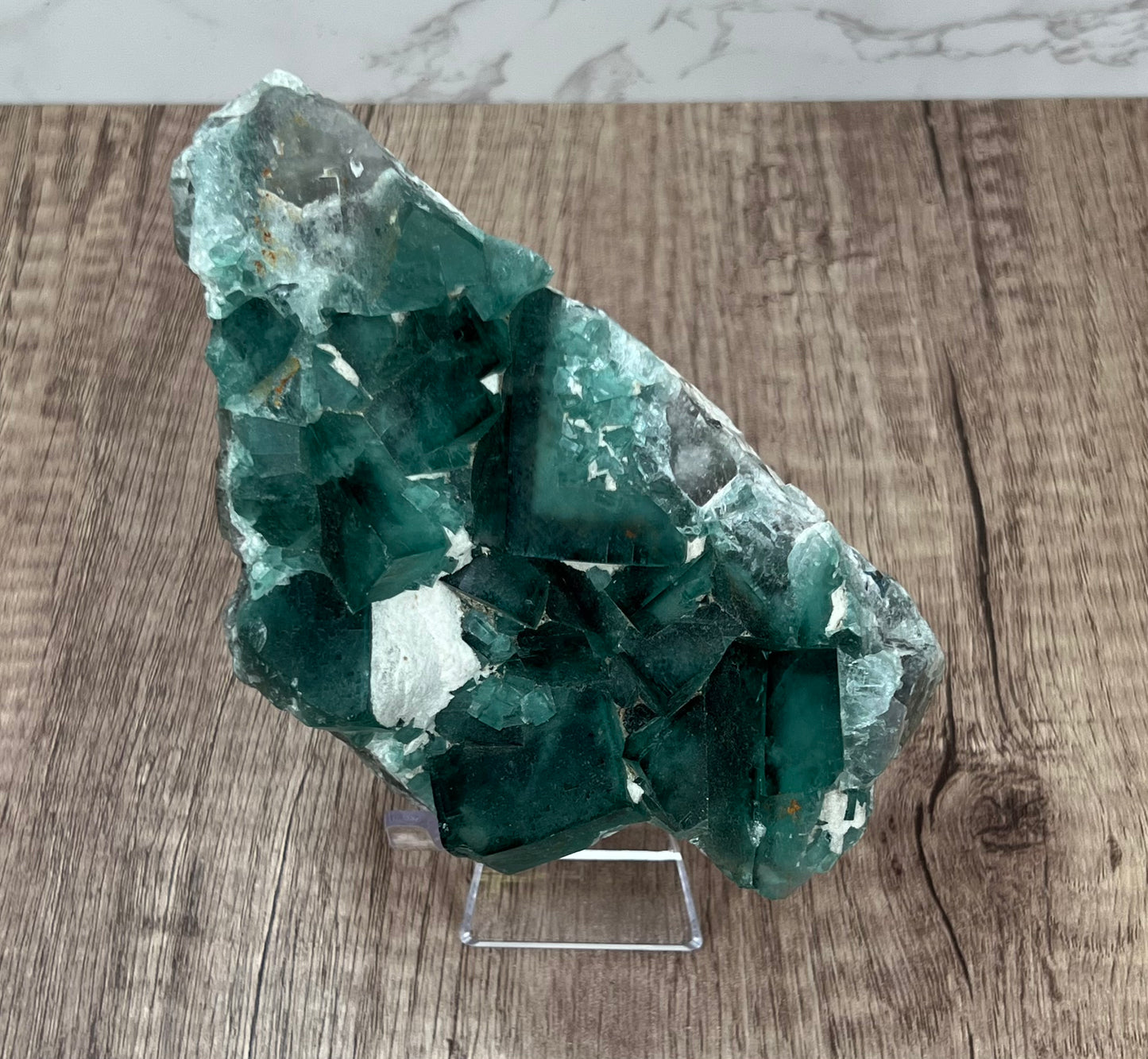 綠色螢石水晶標本