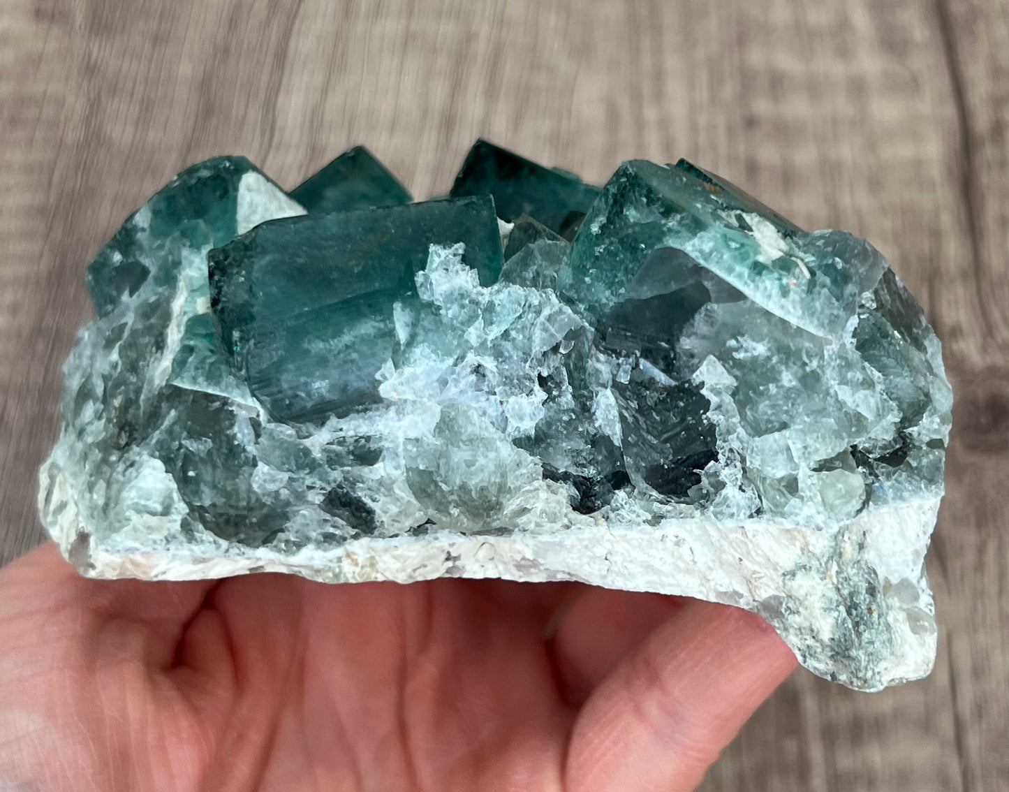 綠色螢石水晶標本