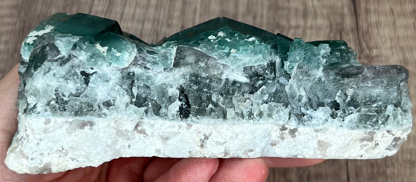 綠色螢石水晶標本