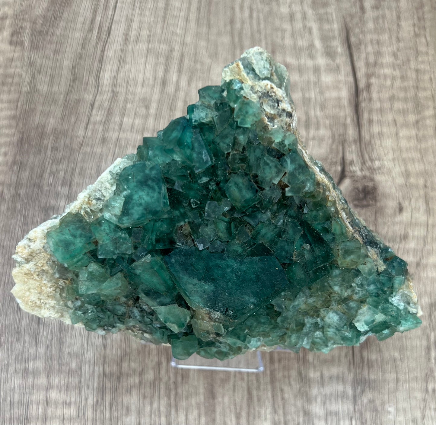 綠色螢石晶體標本