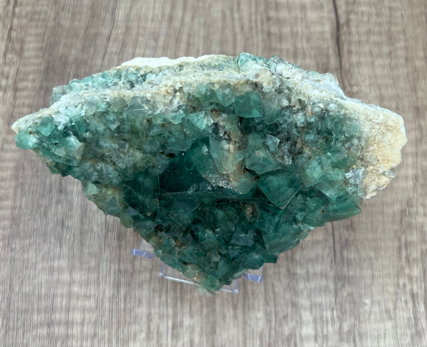 綠色螢石晶體標本
