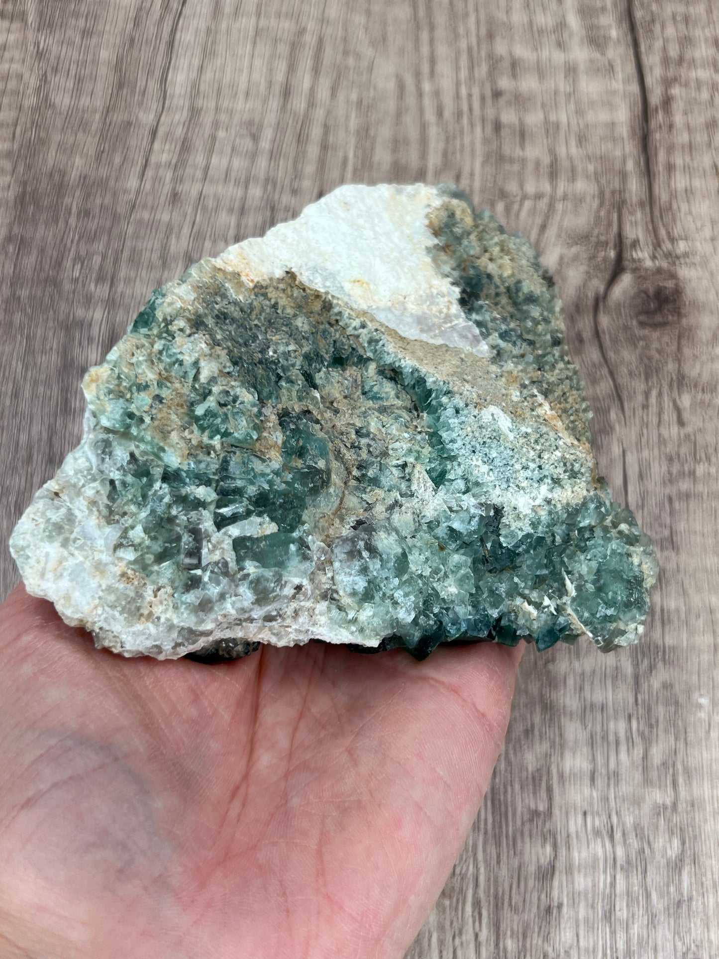 綠色螢石晶體標本