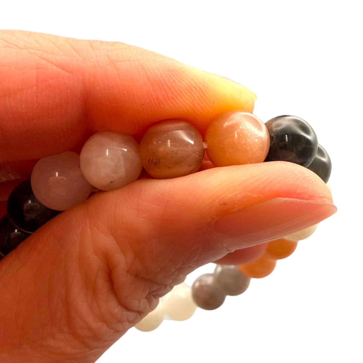Multi-Color Moonstone Crystal Beaded Bracelets