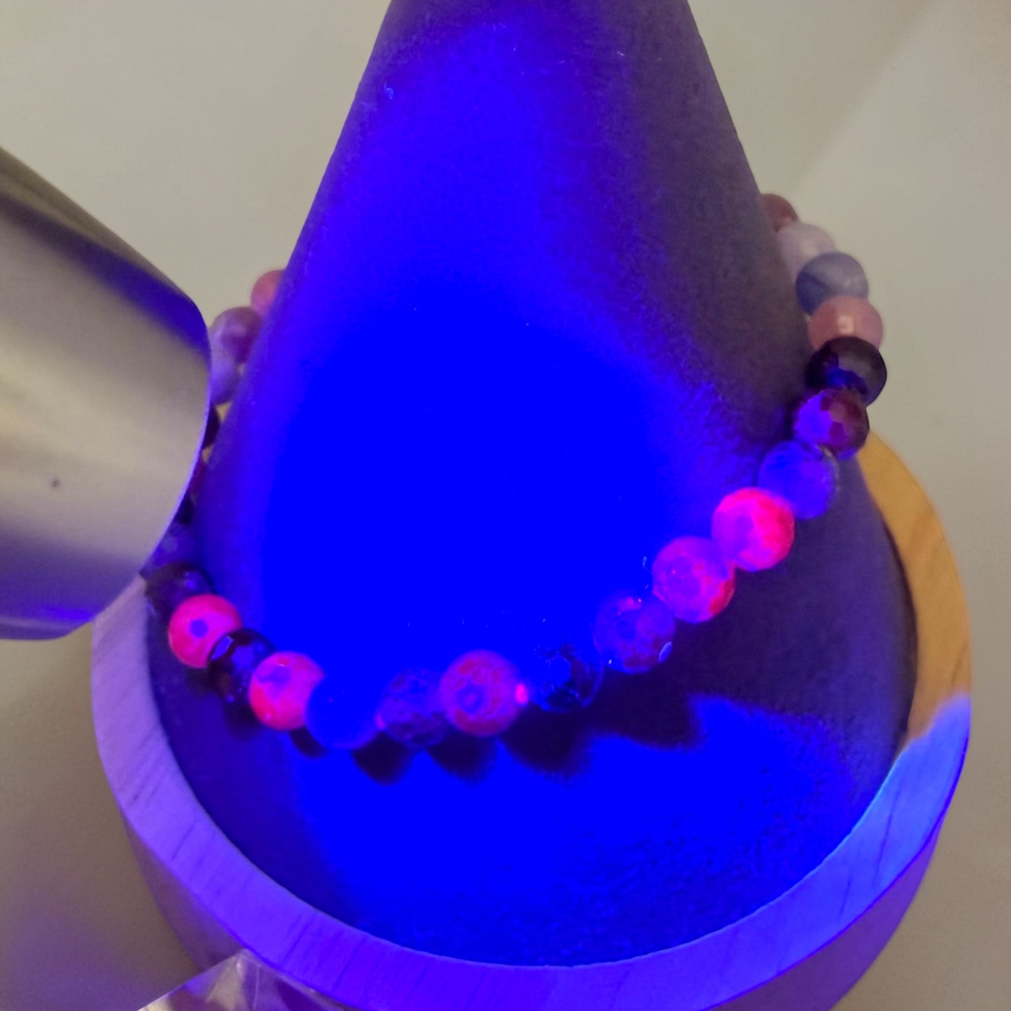 Faceted Spinel Beaded Bracelet