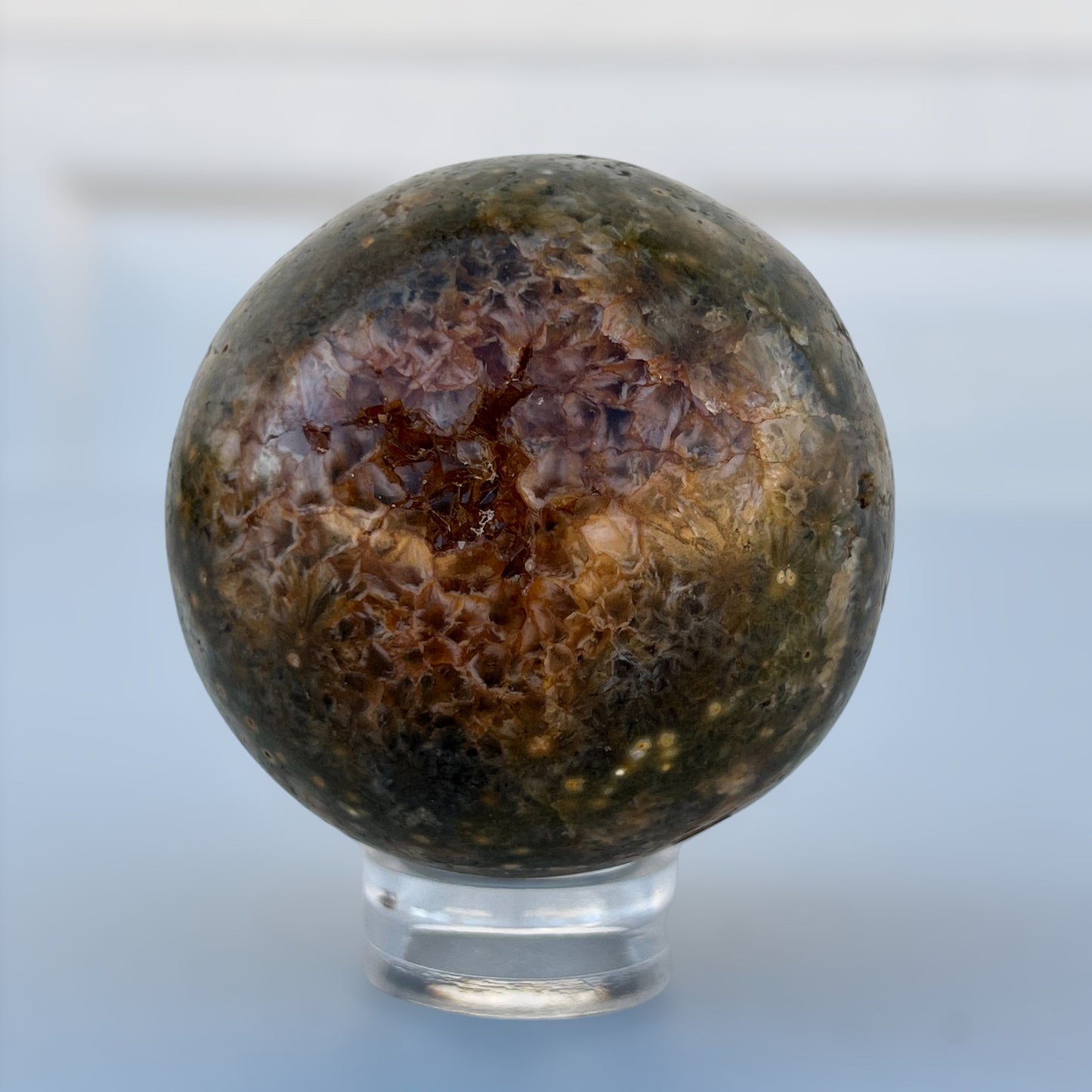 Ocean Jasper Crystal Sphere (M)