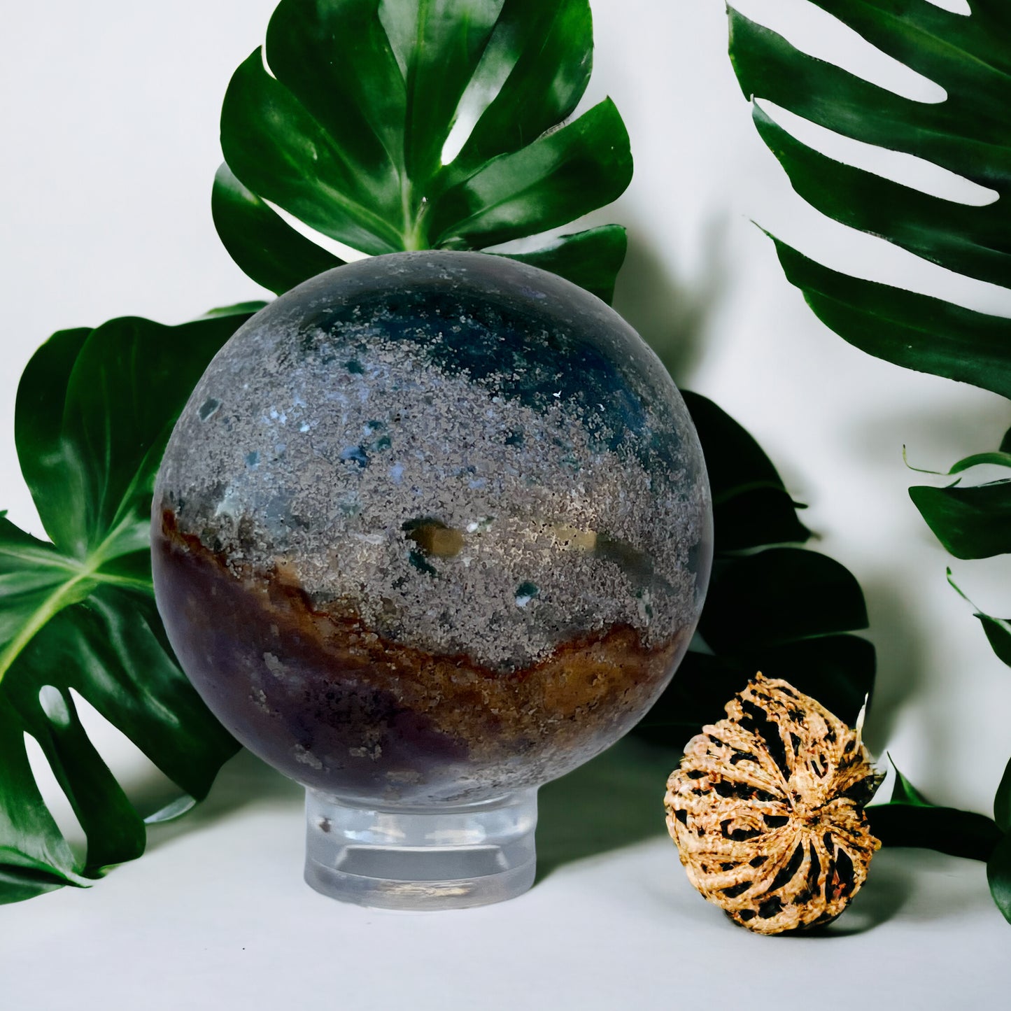 Ocean Jasper Crystal Sphere (M)