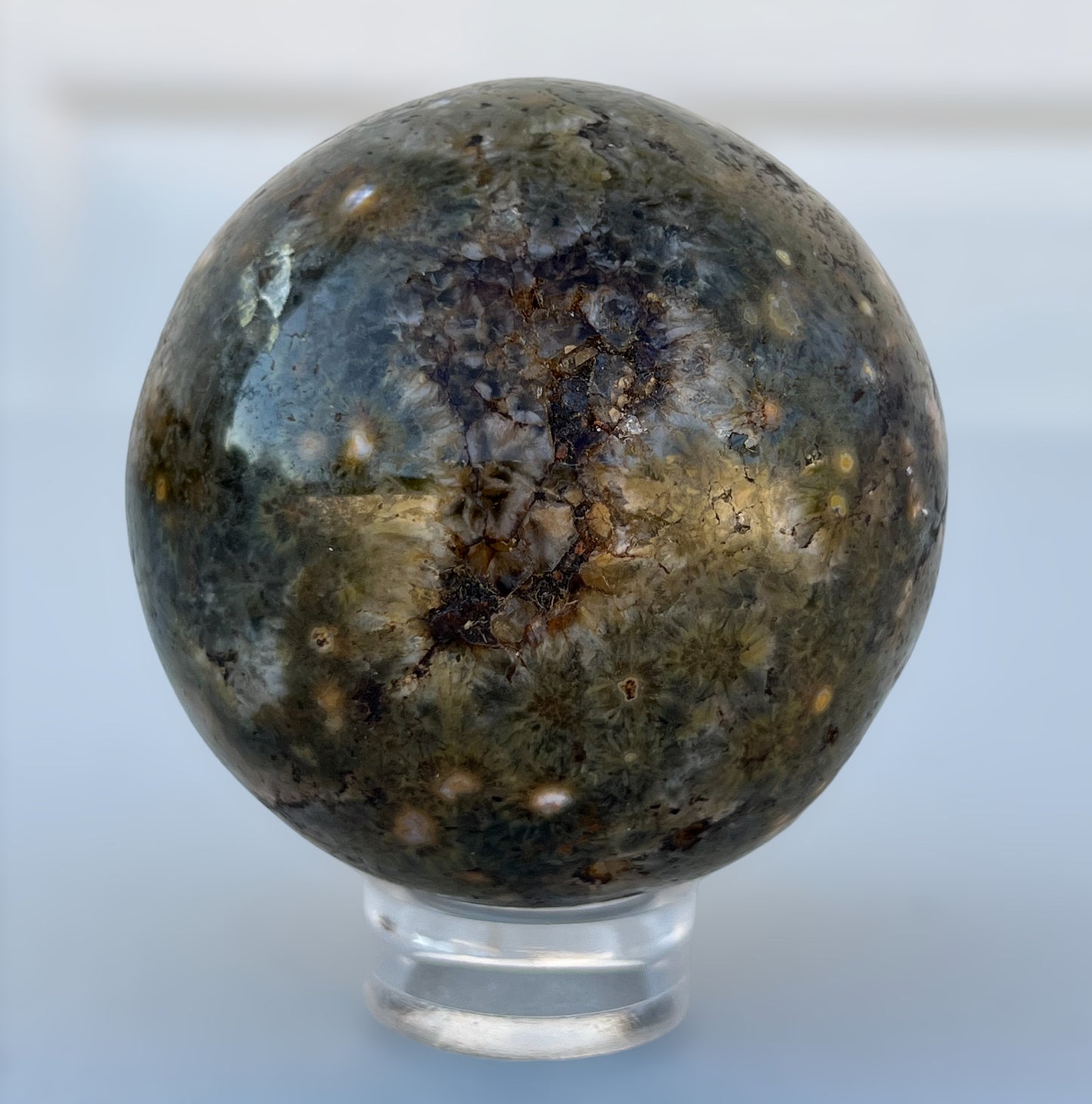 Ocean Jasper Crystal Sphere (M)