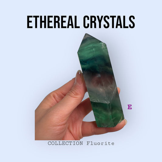 AAA Grade Fluorite Crystal Tower