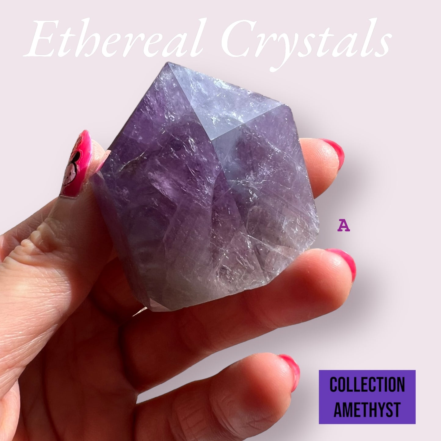 AAA Amethyst Crystal Cupcake