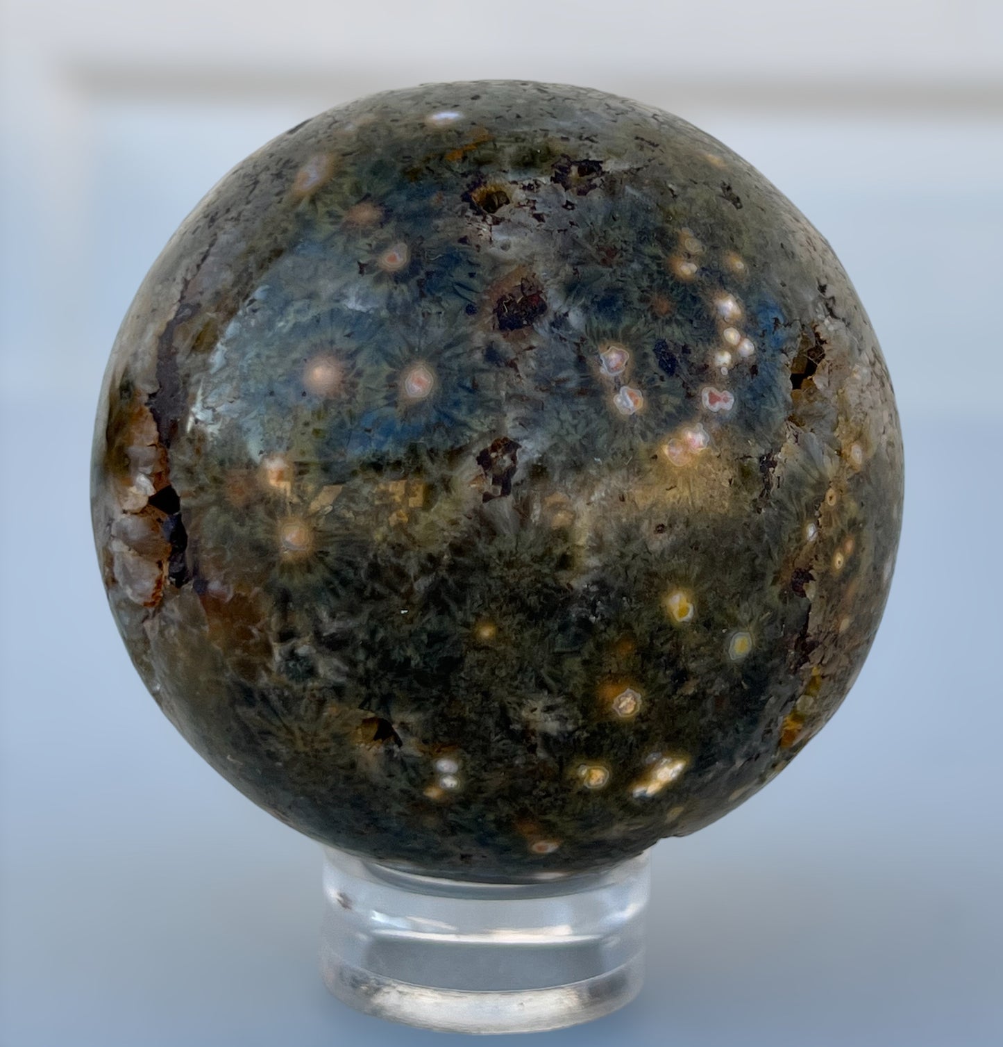 Ocean Jasper Crystal Sphere (M)