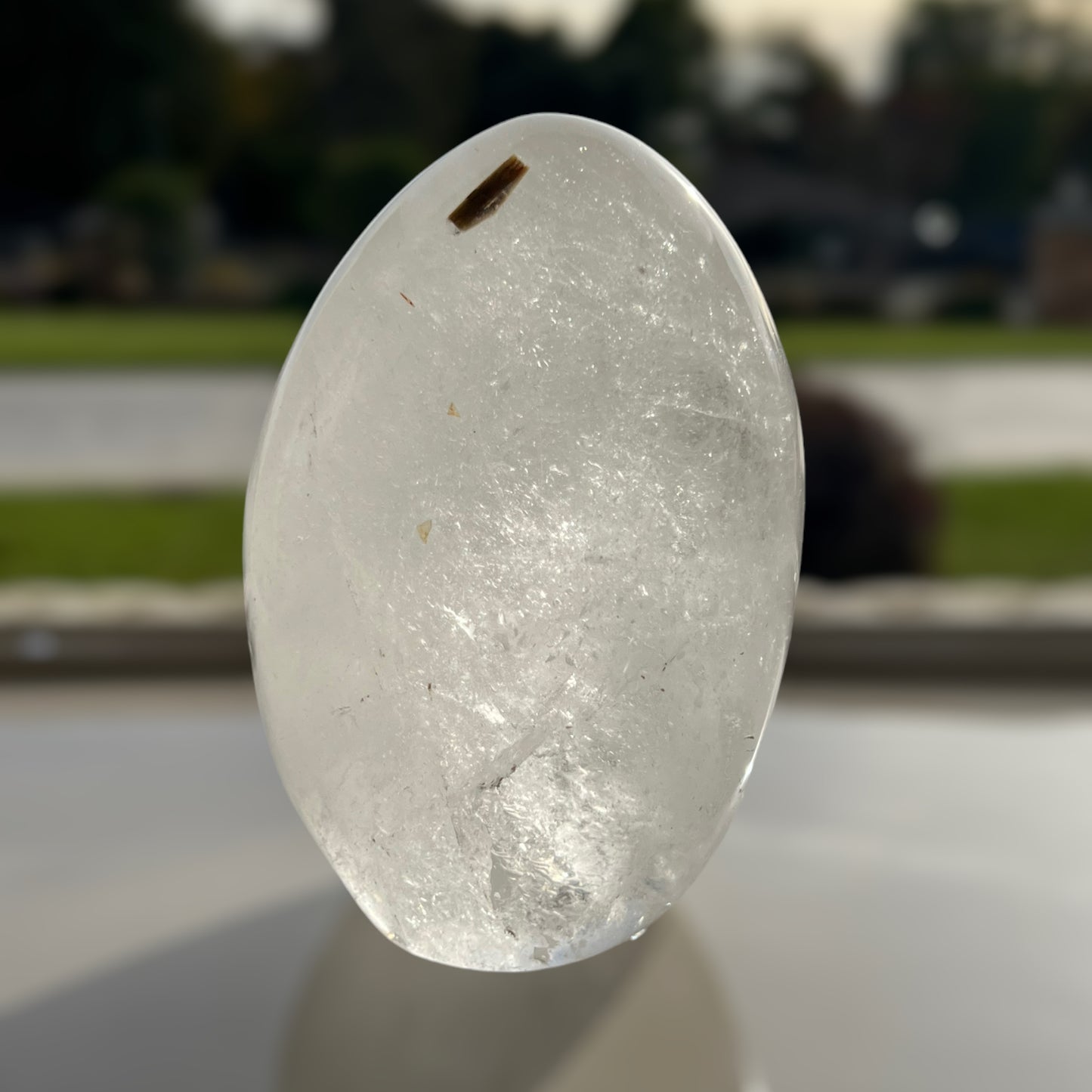 A 級透明石英晶體自由形狀(L)