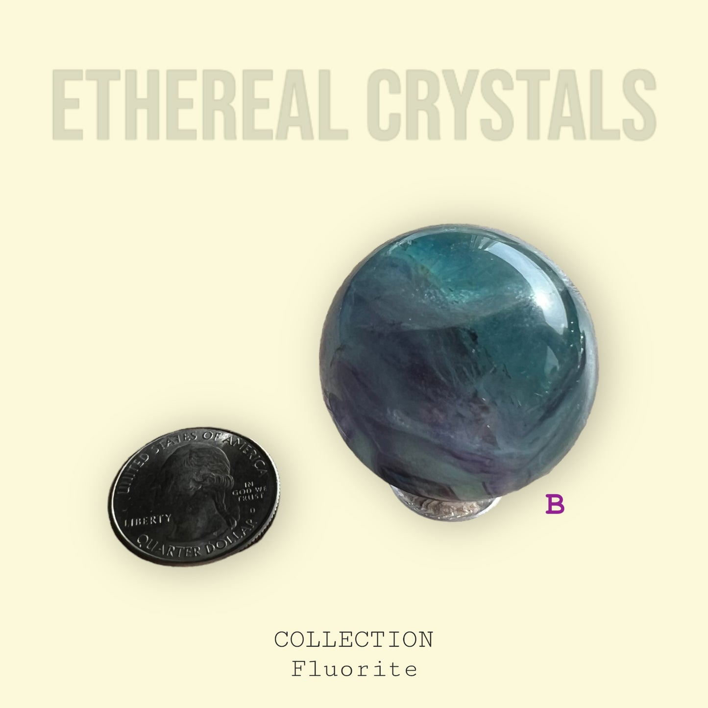 A Grade Mini Fluorite Crystal Sphere Batch#2