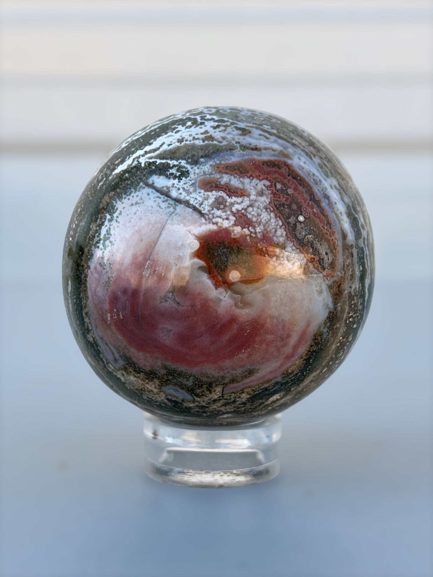 Ocean Jasper Crystal Sphere (M)