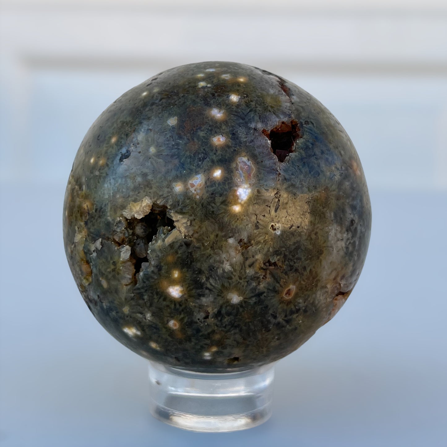 Ocean Jasper Crystal Sphere (M)