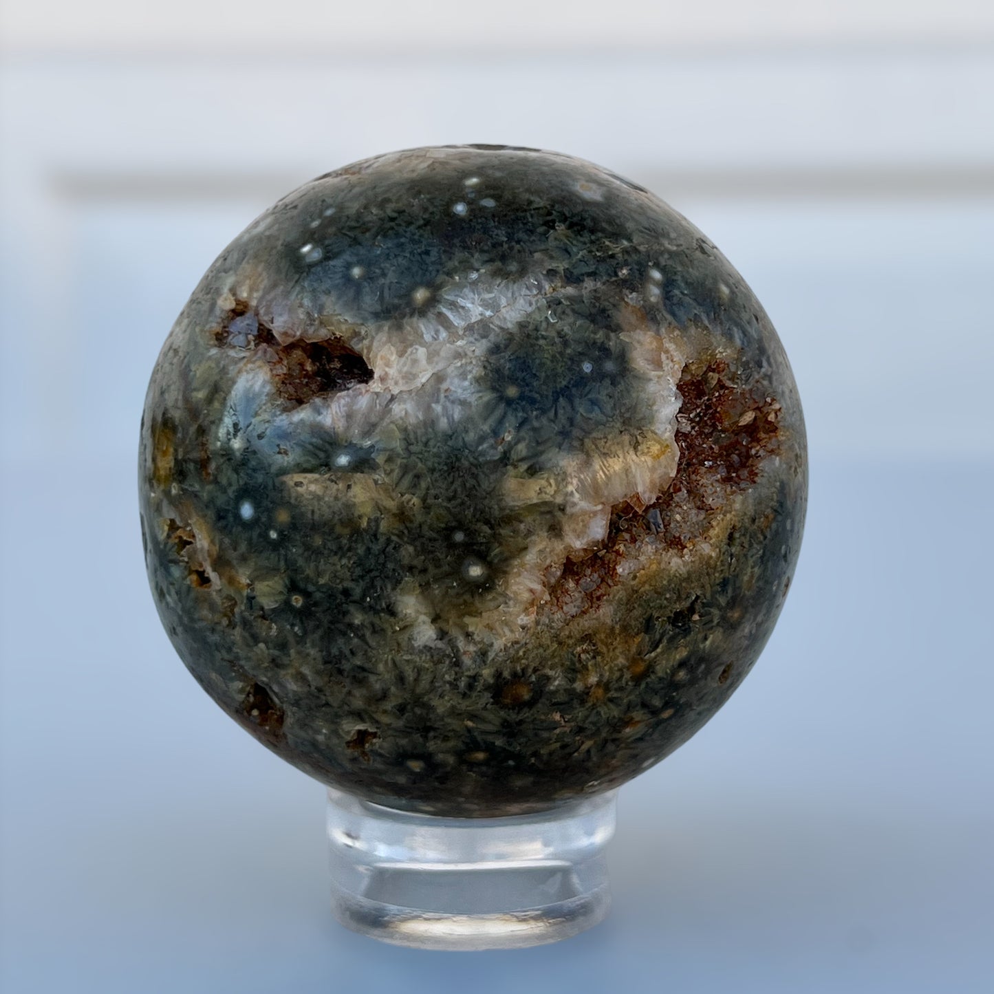 Ocean Jasper Crystal Sphere (M)