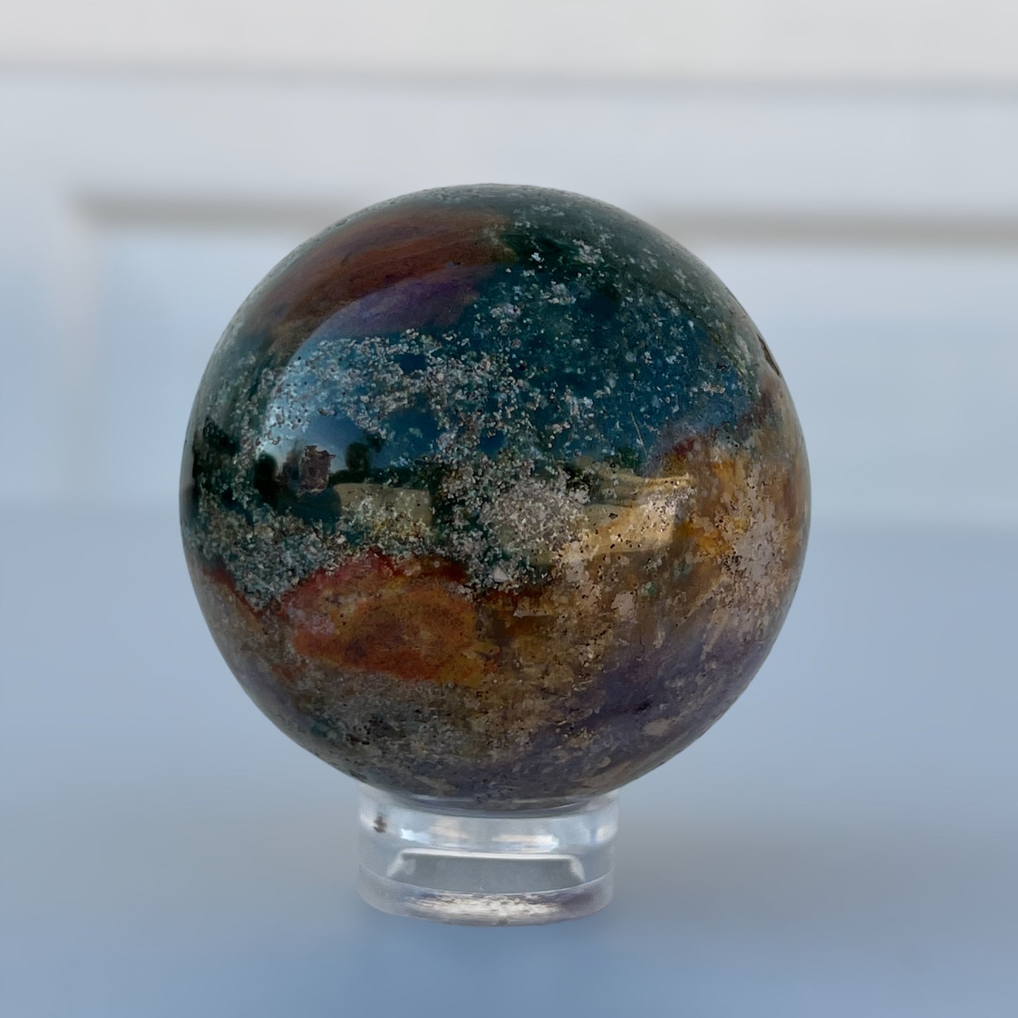 Ocean Jasper Crystal Sphere (M)
