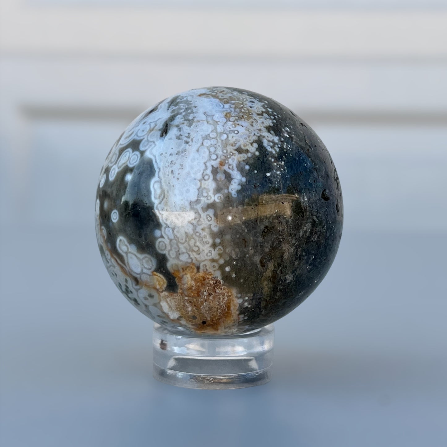 海洋碧玉水晶球(S)