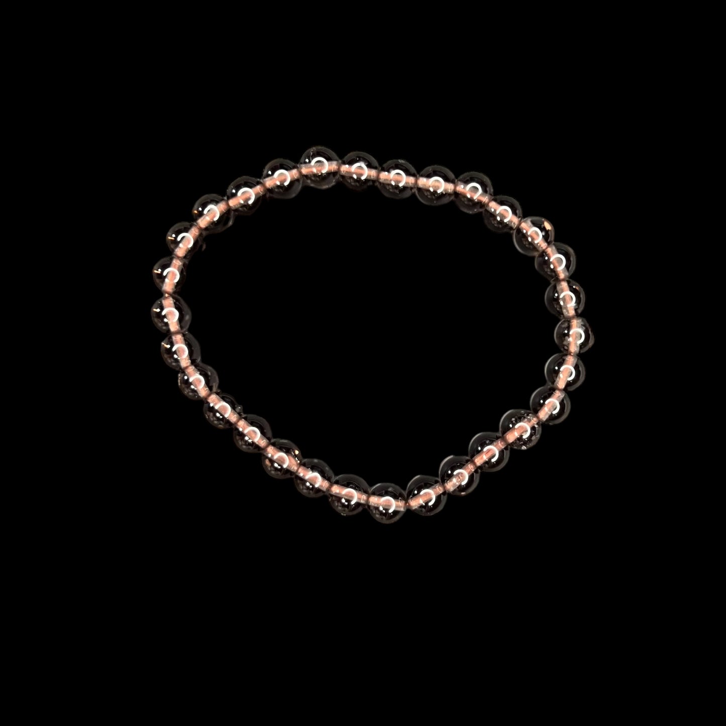 煙晶串珠手鍊 (5.5~6.5 mm)