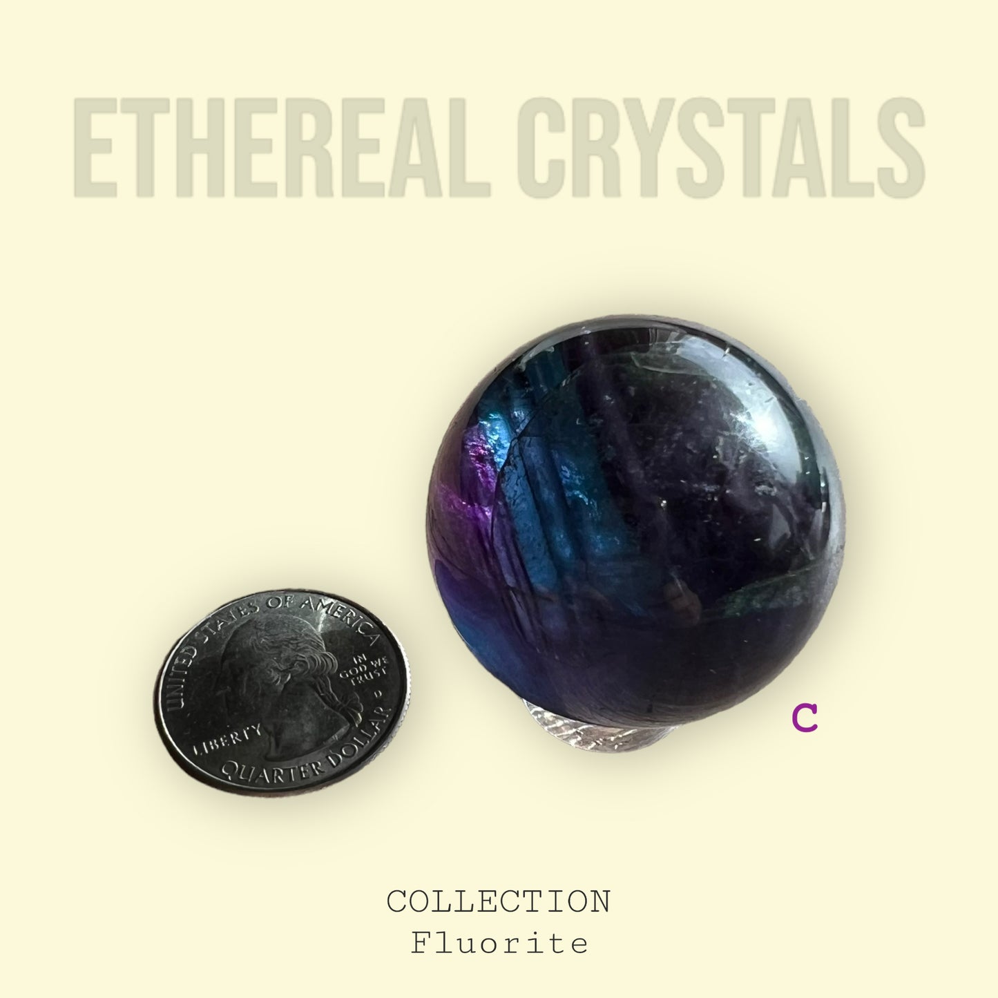 A Grade Mini Fluorite Crystal Sphere Batch#2