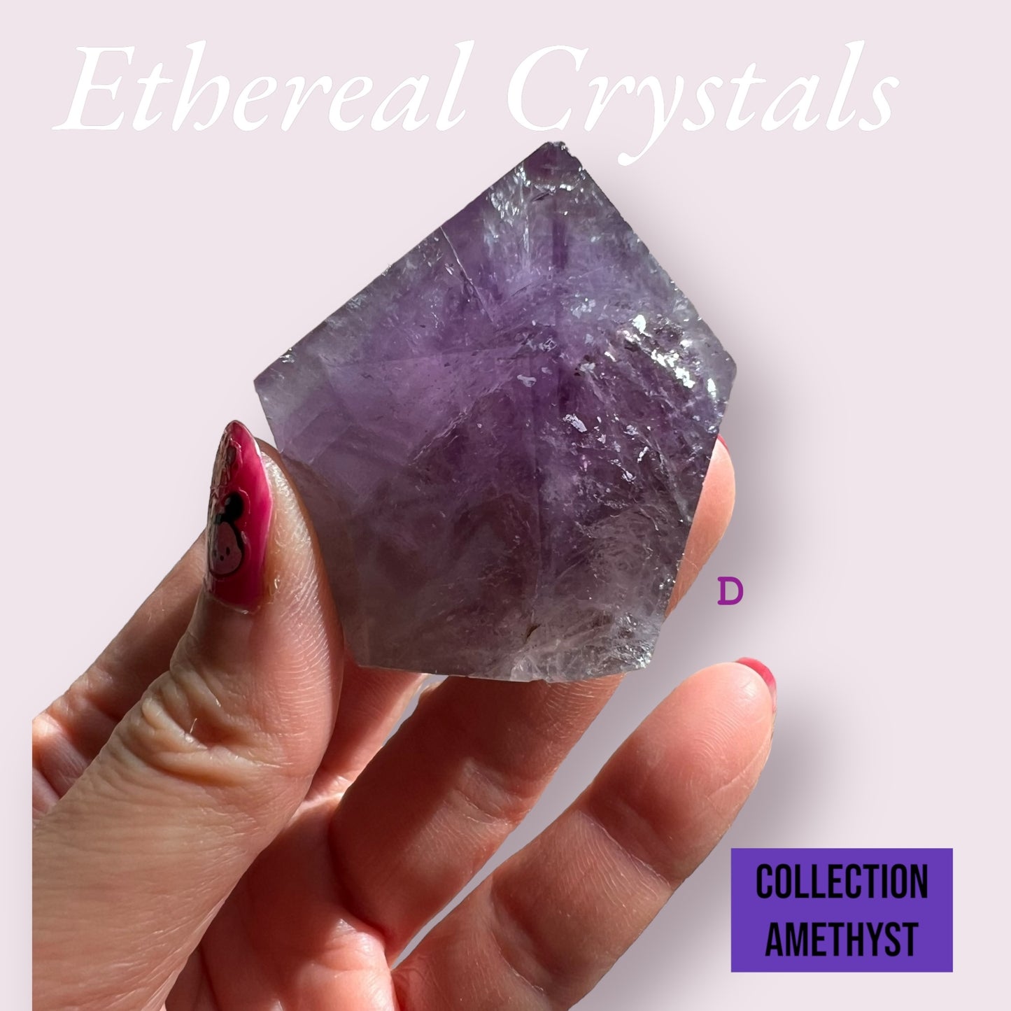 AAA Amethyst Crystal Cupcake