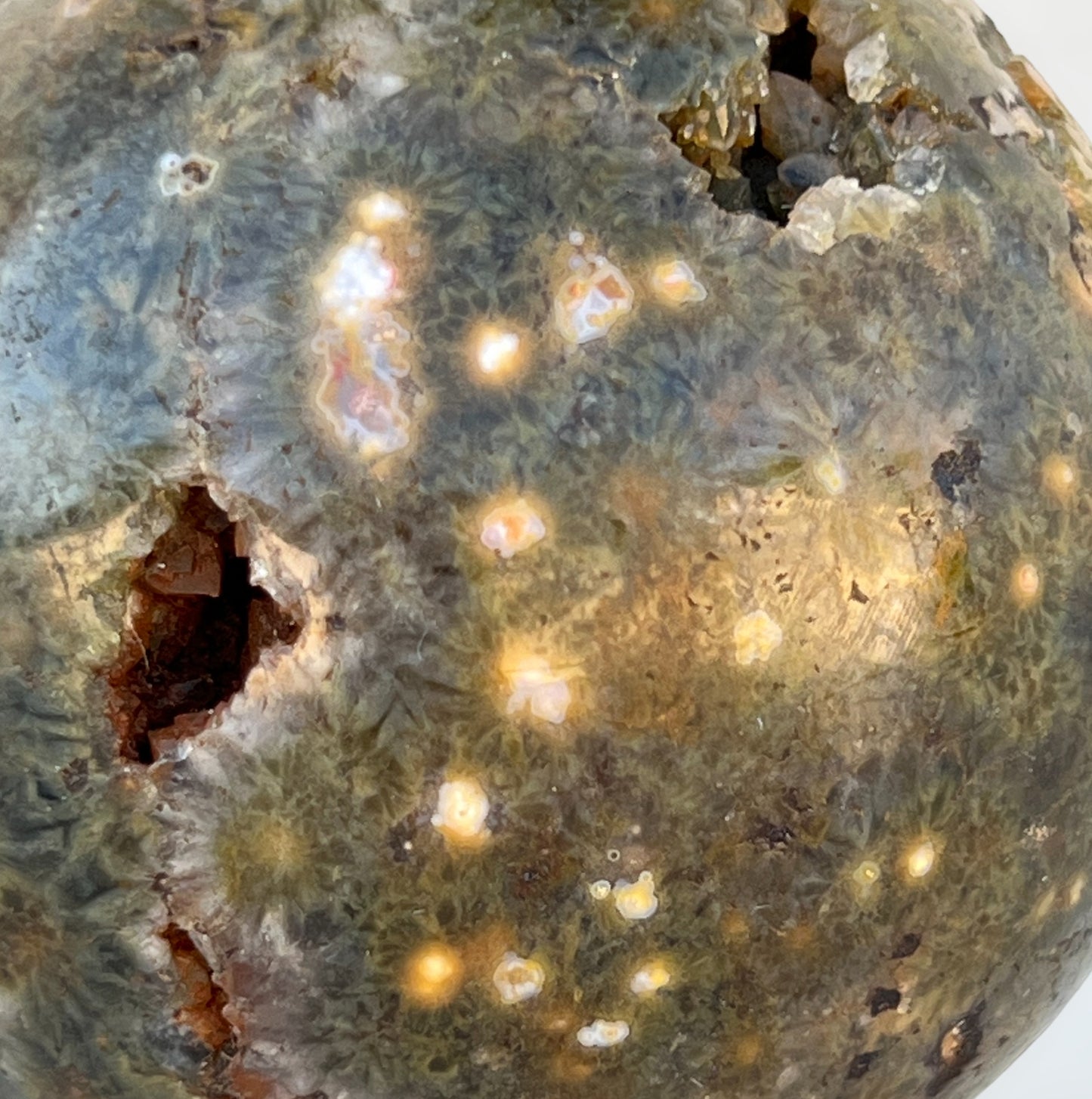 Ocean Jasper Crystal Sphere (M)