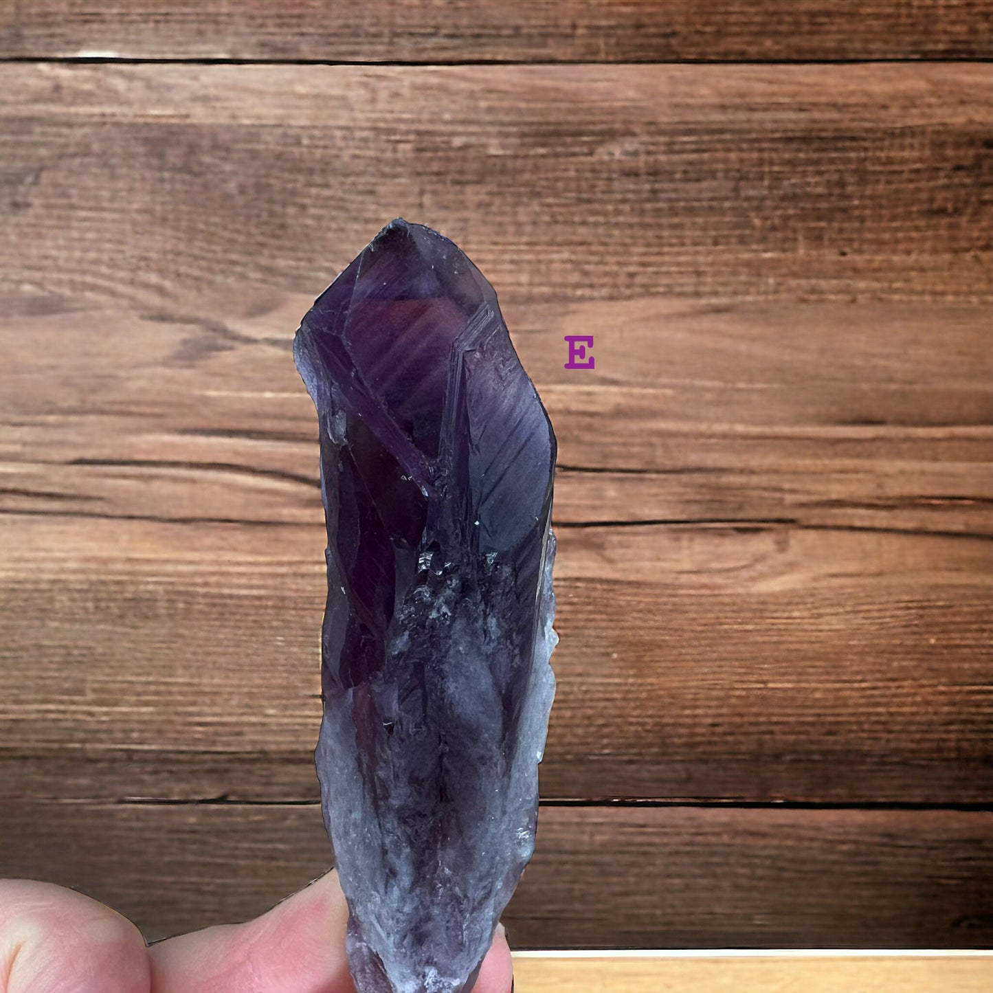 Bahia Amethyst Tooth Crystal with Tetrahedron Termination (S)