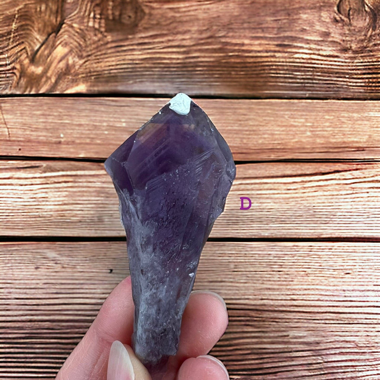 Bahia Amethyst Tooth Crystal with Tetrahedron Termination (S)