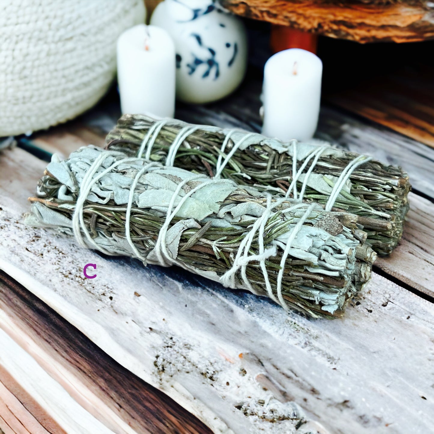 用於塗抹的白鼠尾草束品種