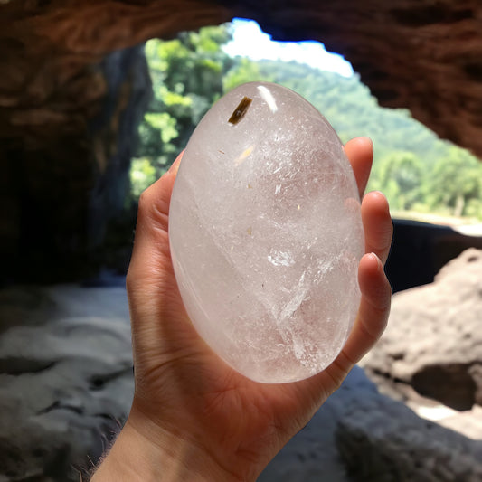 A 級透明石英晶體自由形狀(L)